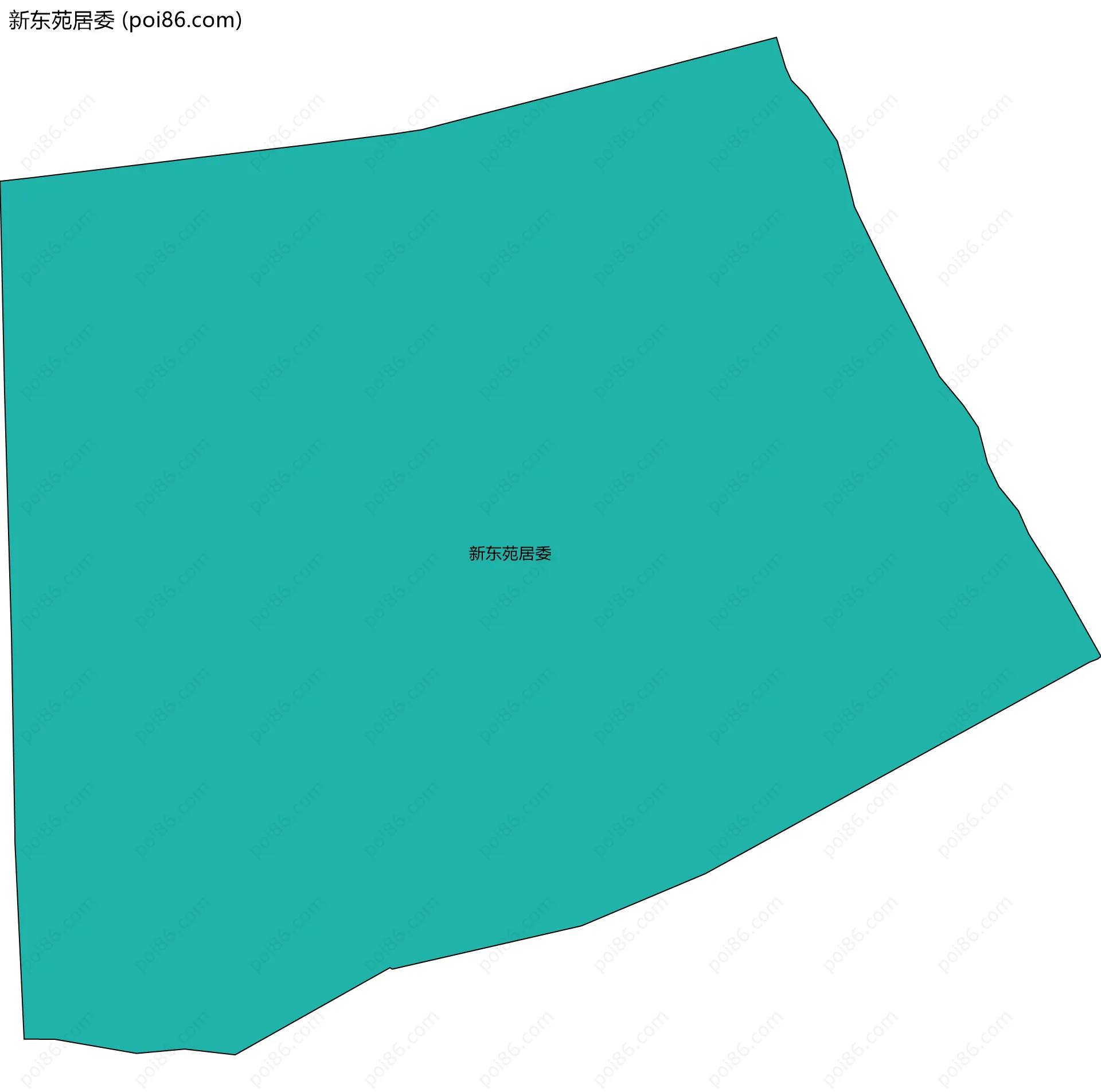 新东苑居委边界地图