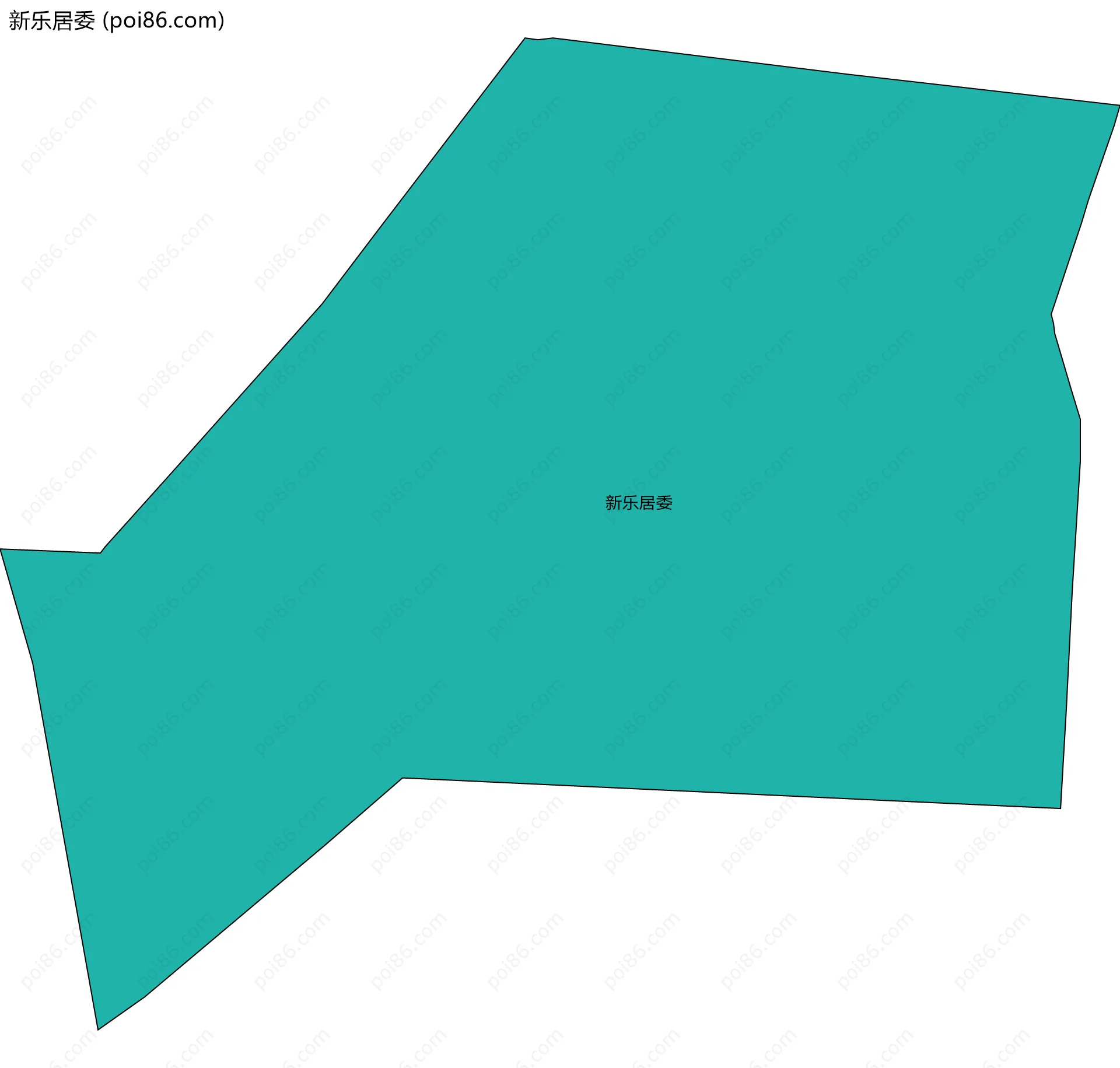 新乐居委边界地图
