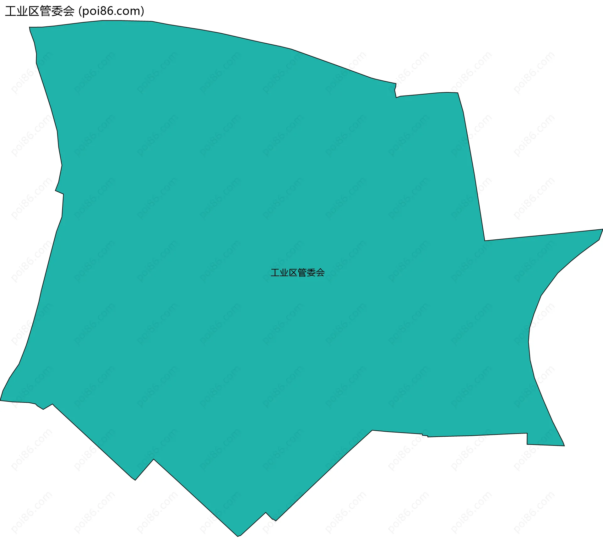 工业区管委会边界地图