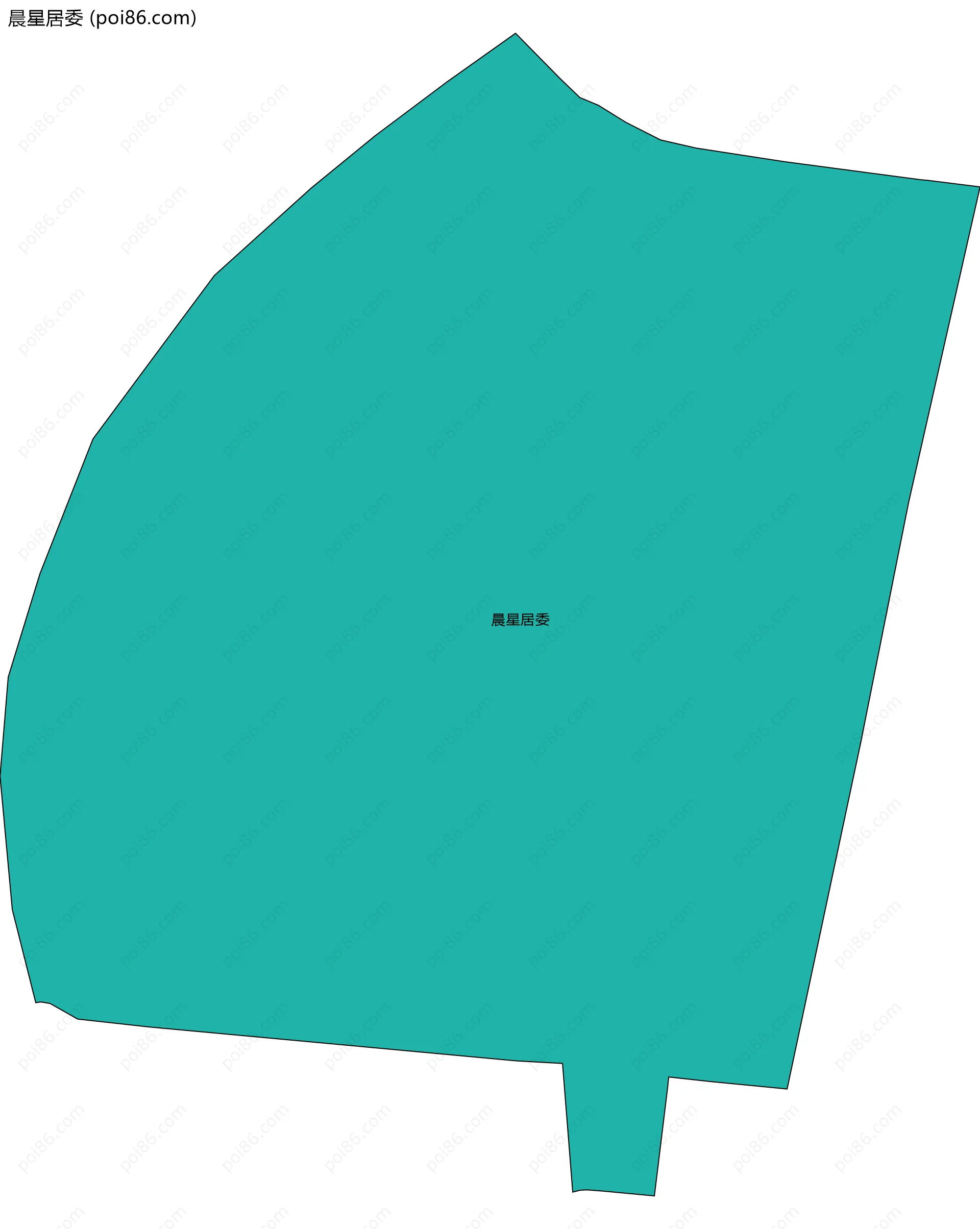 晨星居委边界地图