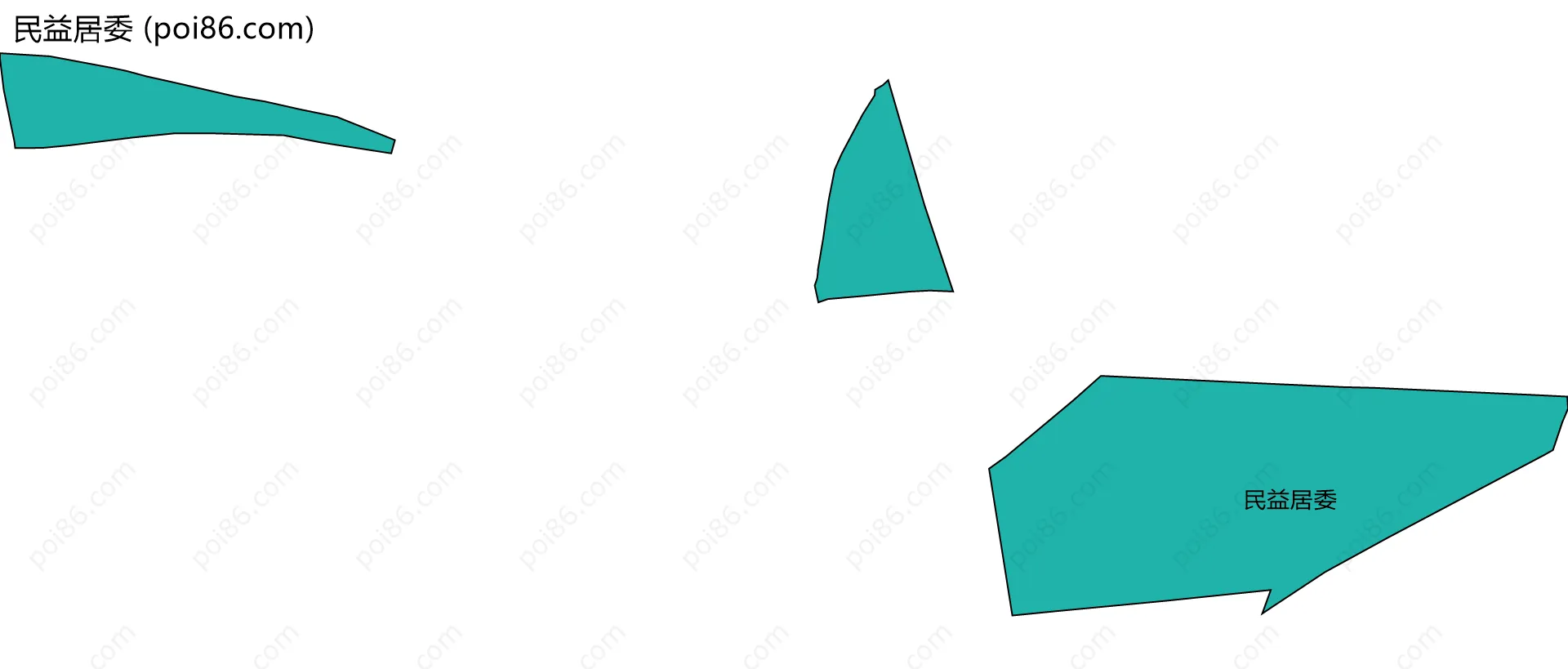 民益居委边界地图