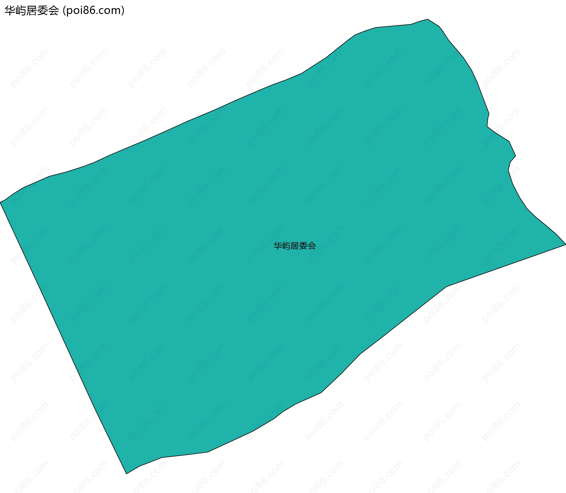 华屿居委会边界地图