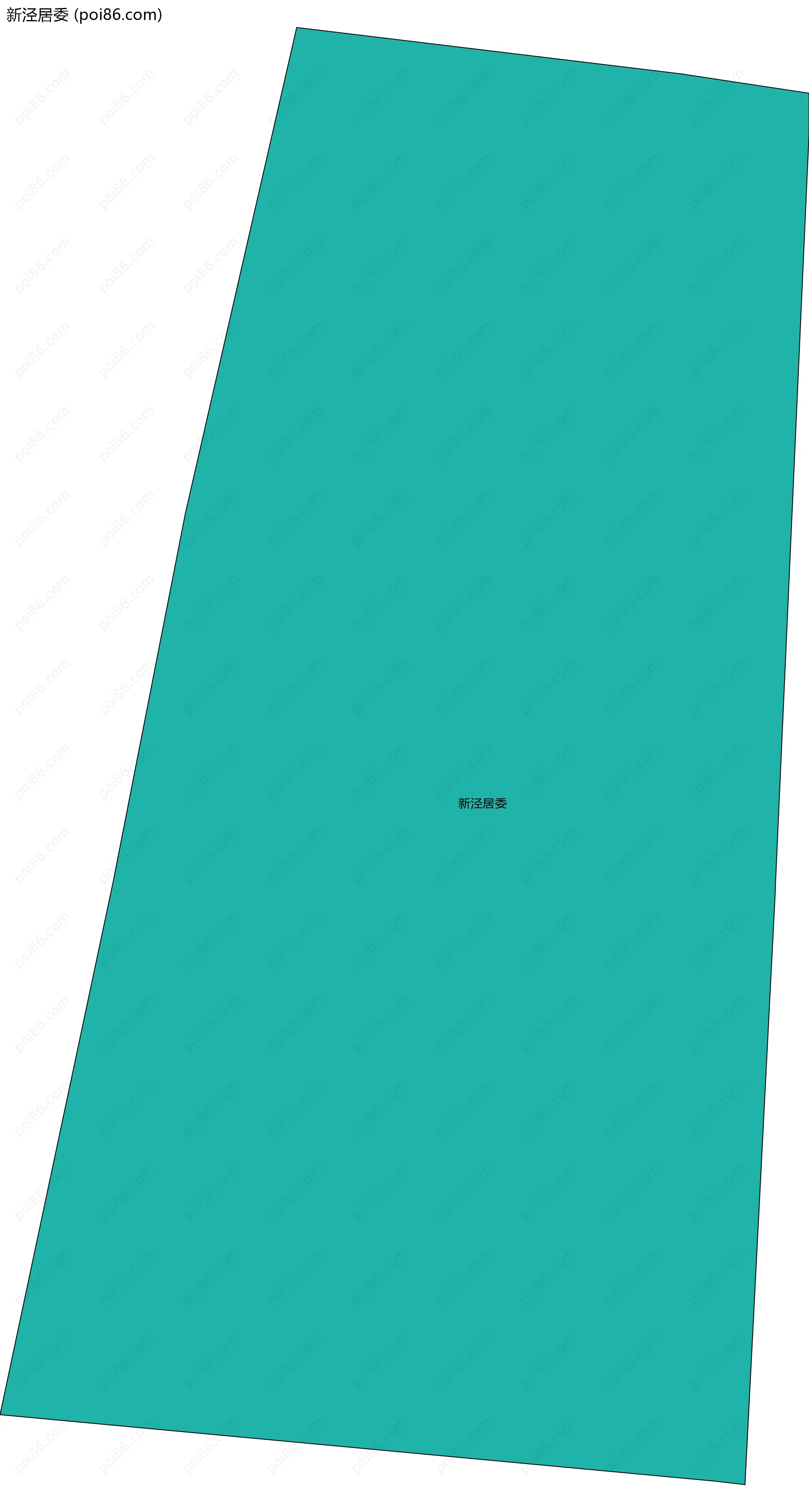 新泾居委边界地图