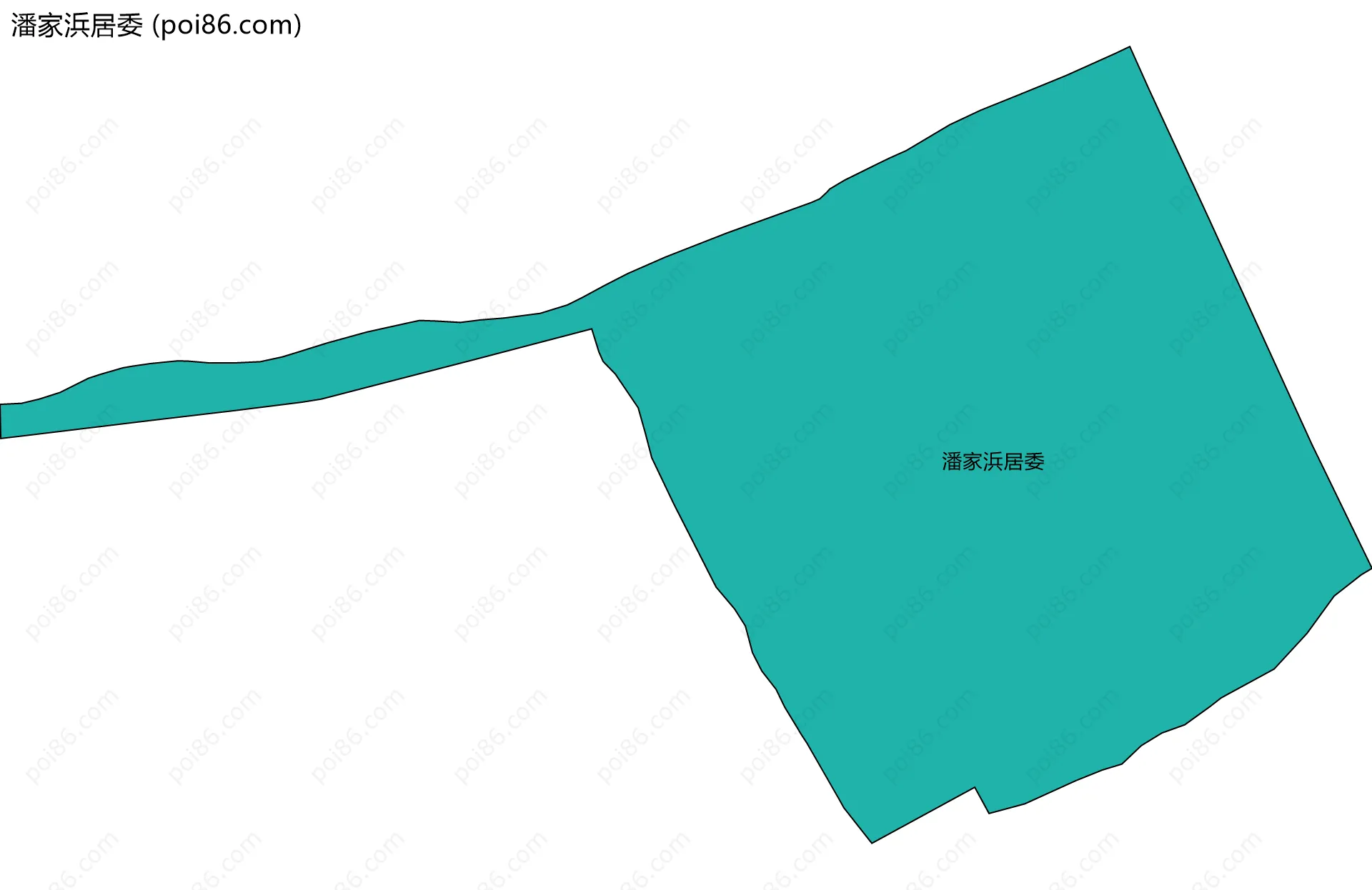 潘家浜居委边界地图