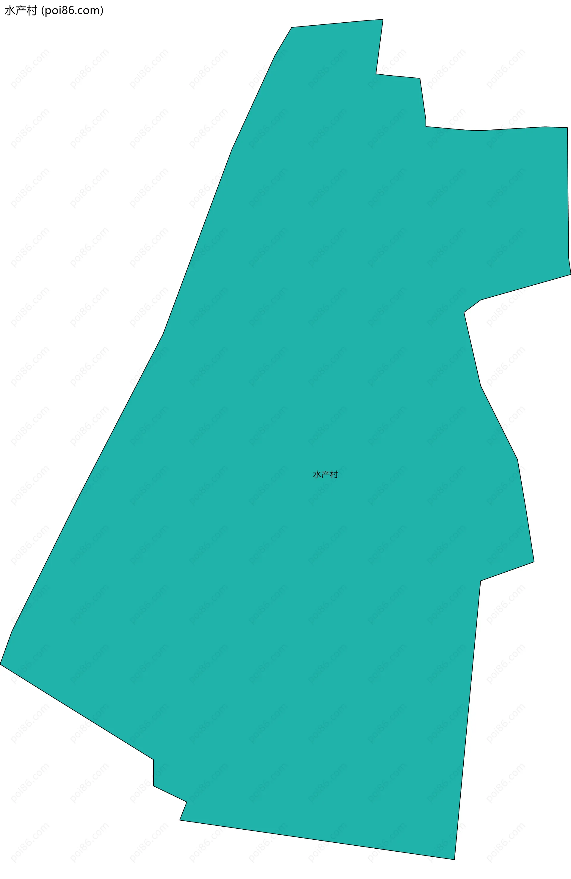 水产村边界地图