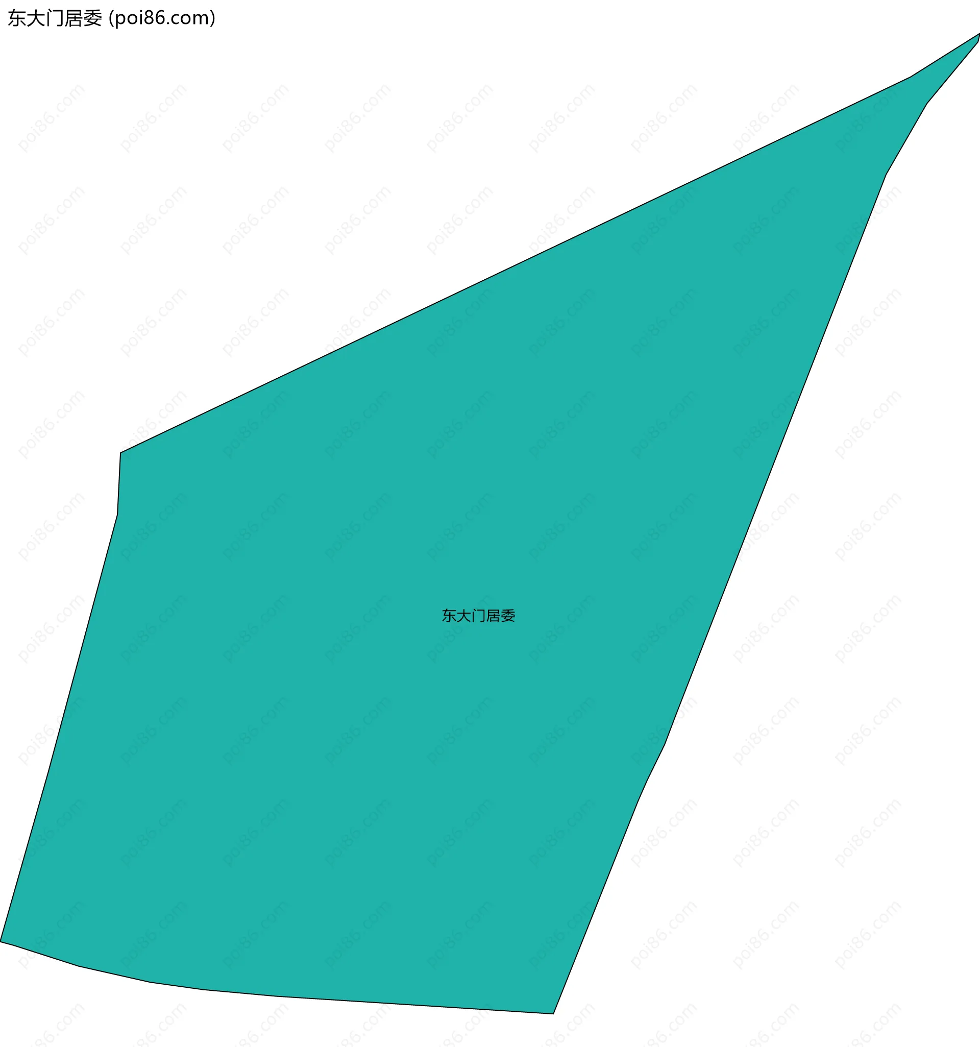 东大门居委边界地图