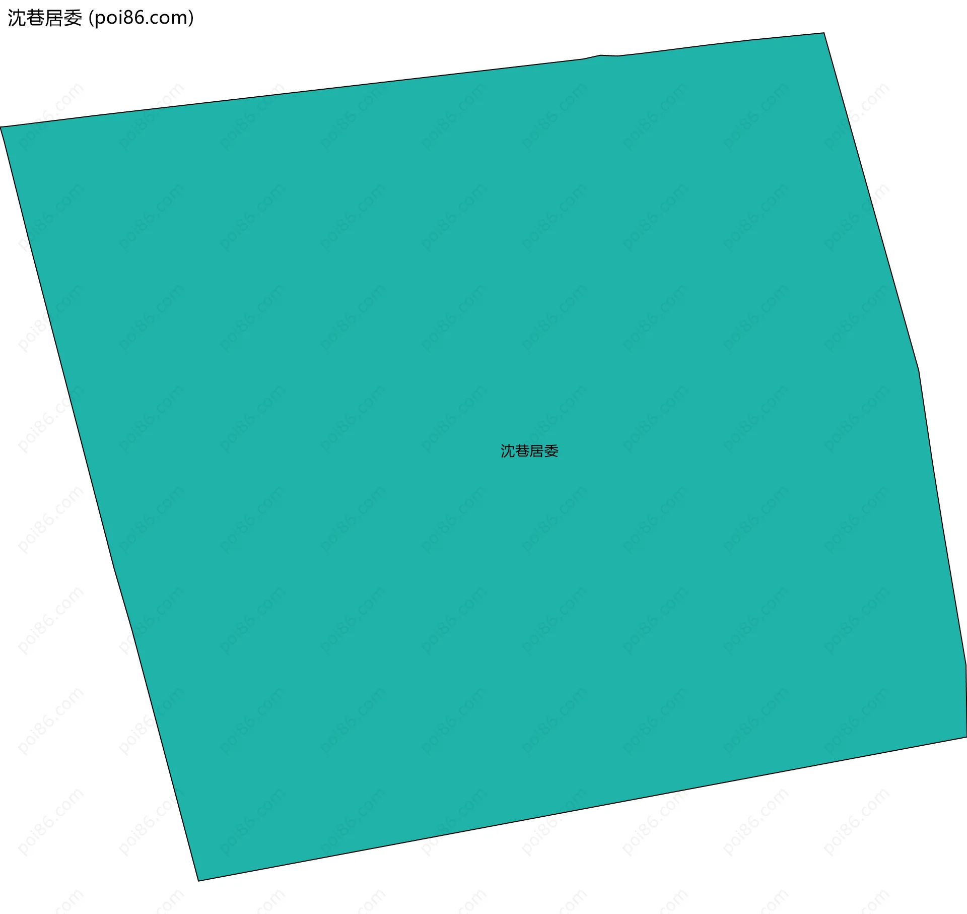 沈巷居委边界地图