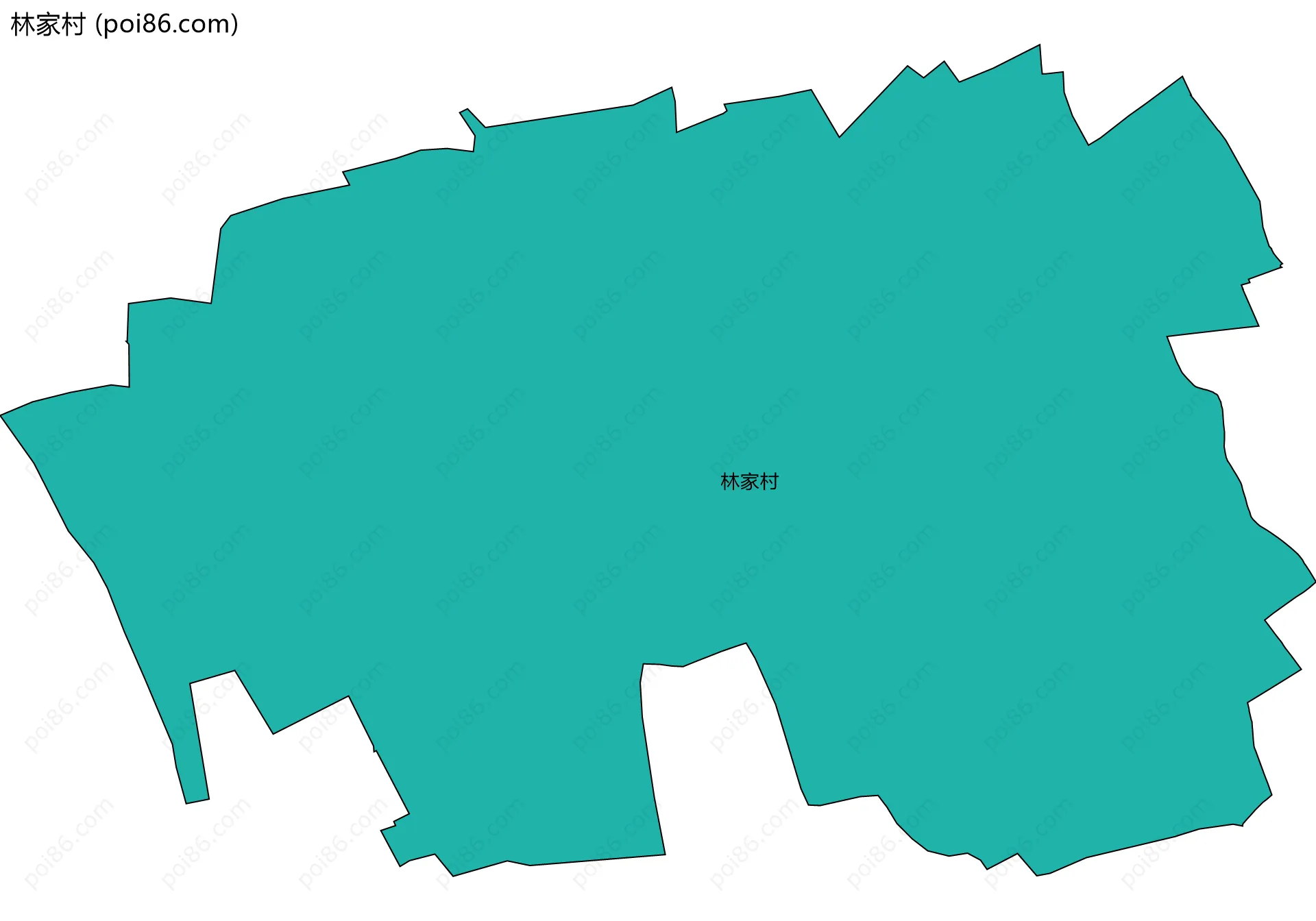 林家村边界地图