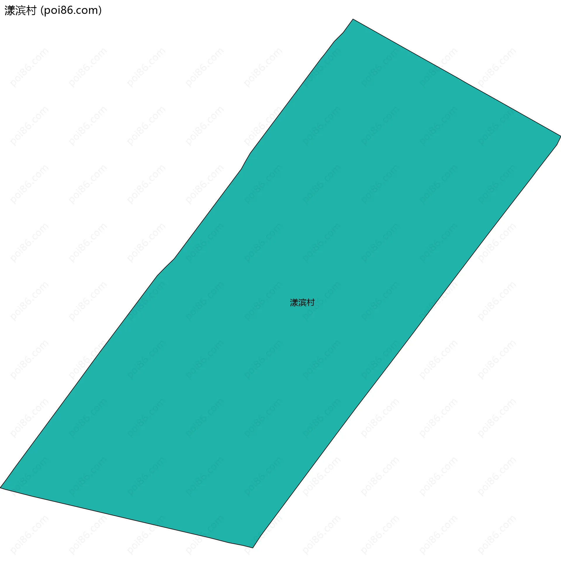 漾滨村边界地图