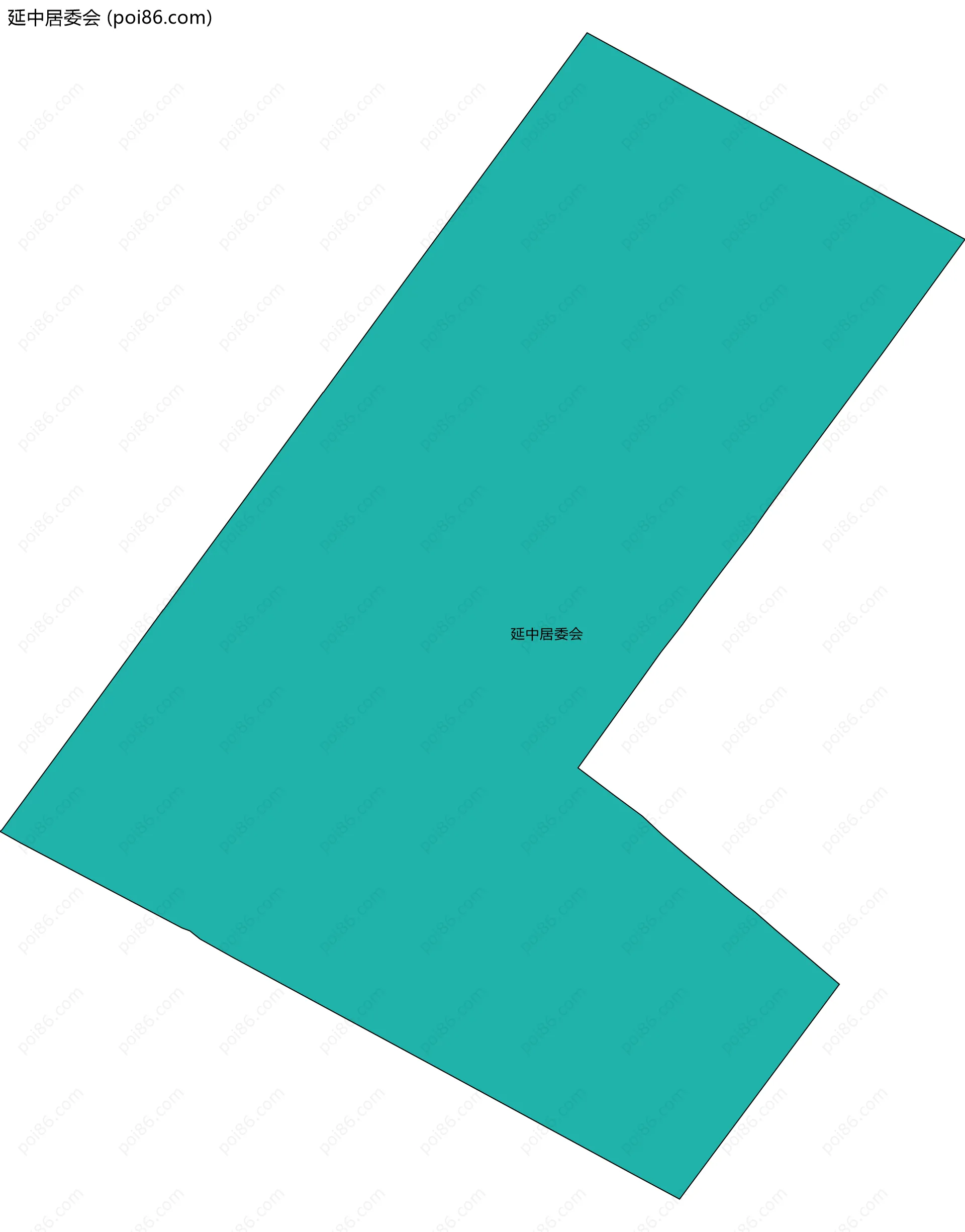 延中居委会边界地图