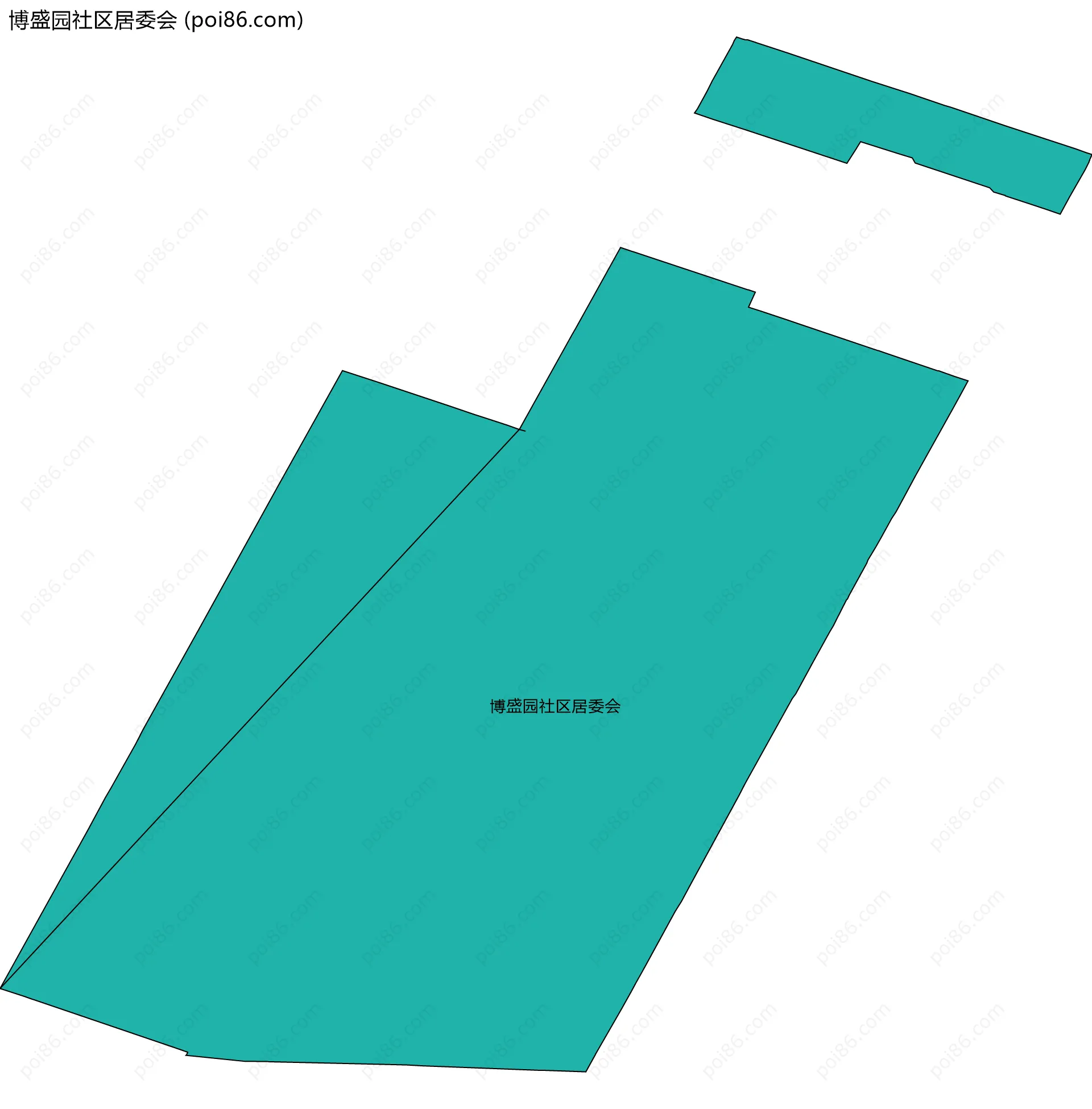 博盛园社区居委会边界地图