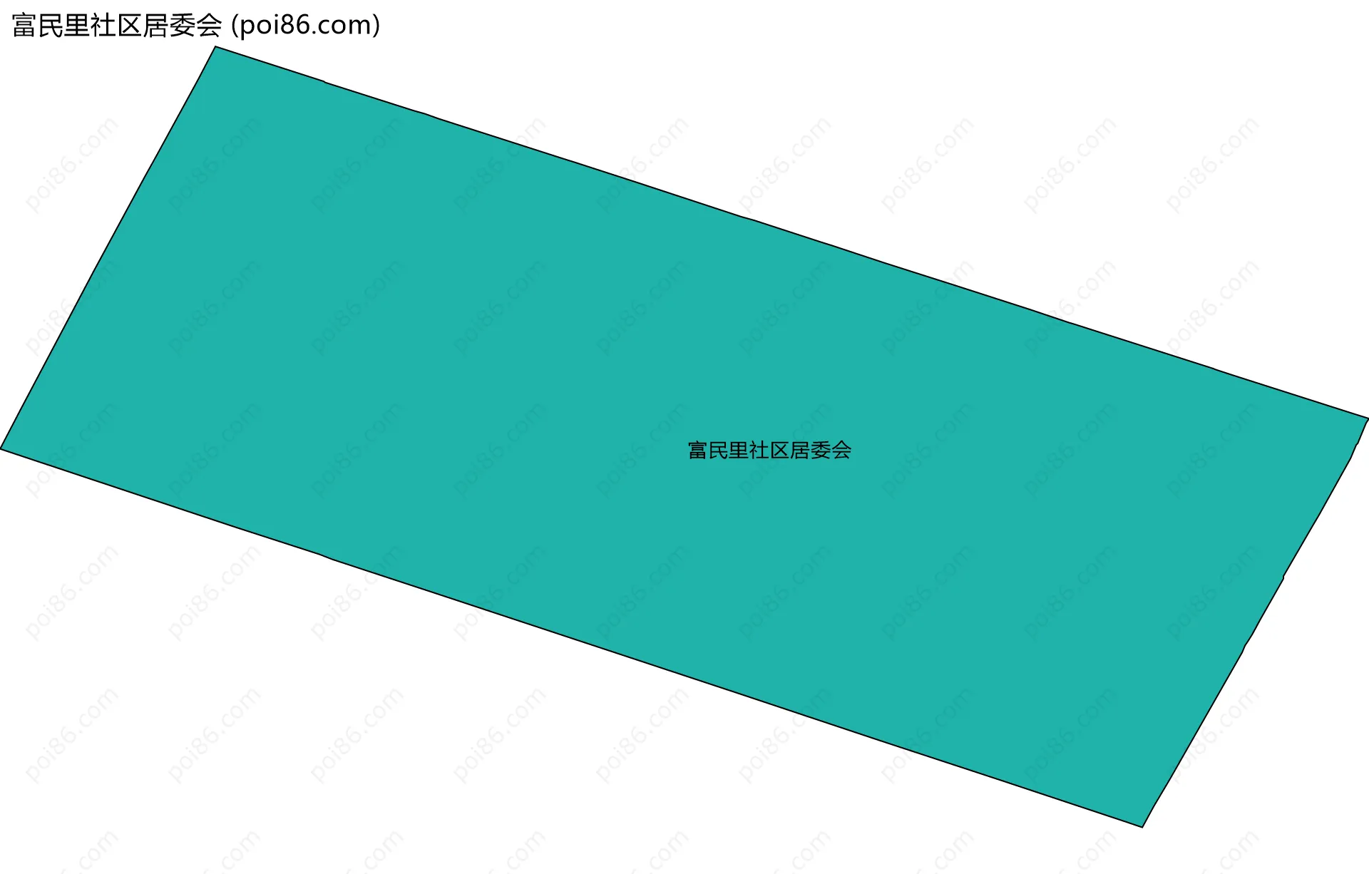 富民里社区居委会边界地图