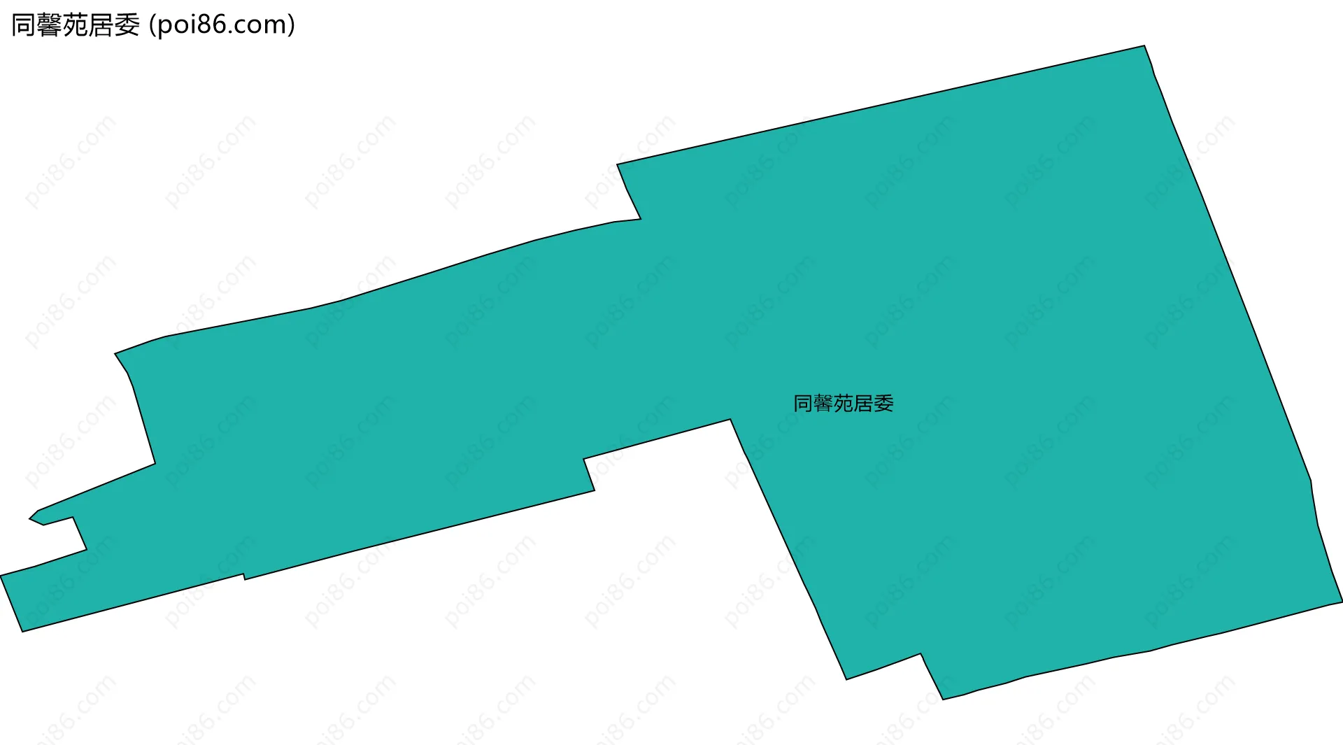 同馨苑居委边界地图