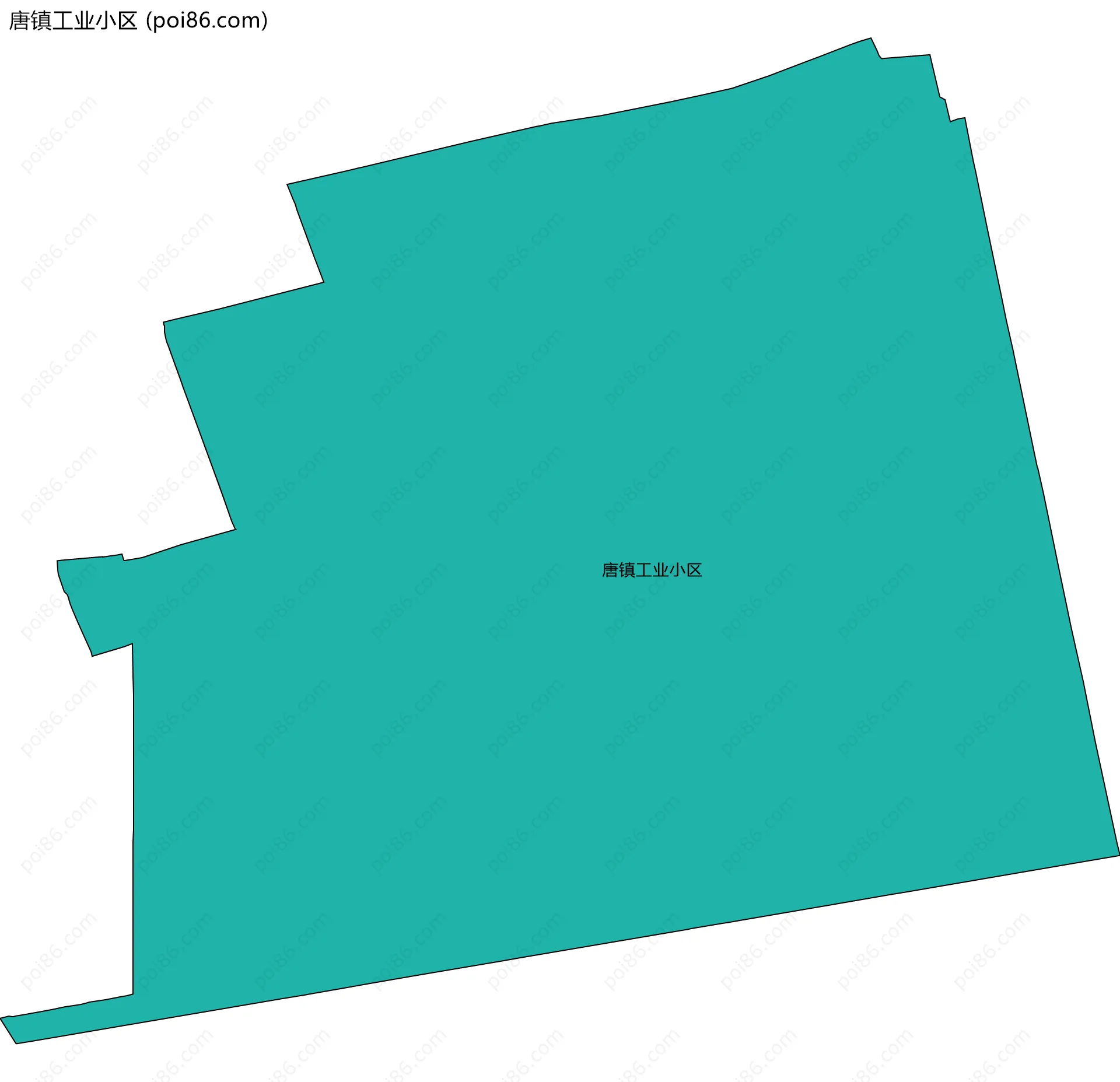 唐镇工业小区边界地图