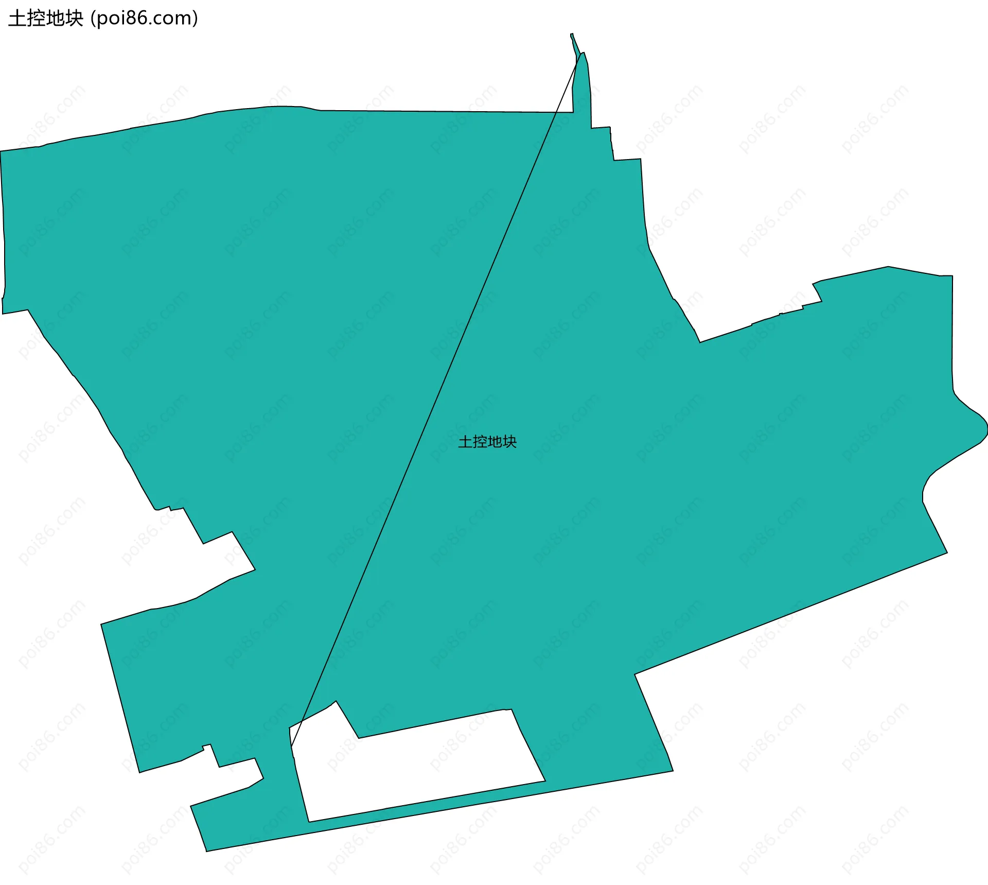 土控地块边界地图