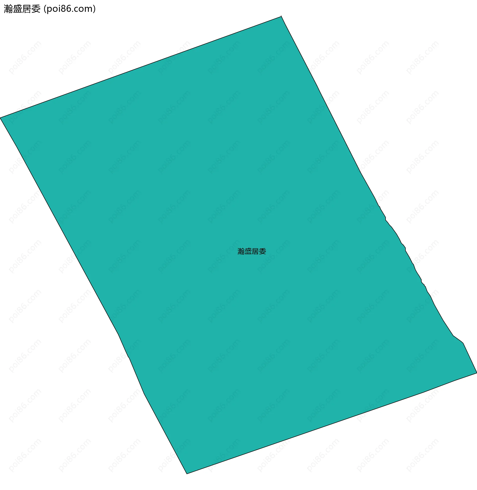 瀚盛居委边界地图