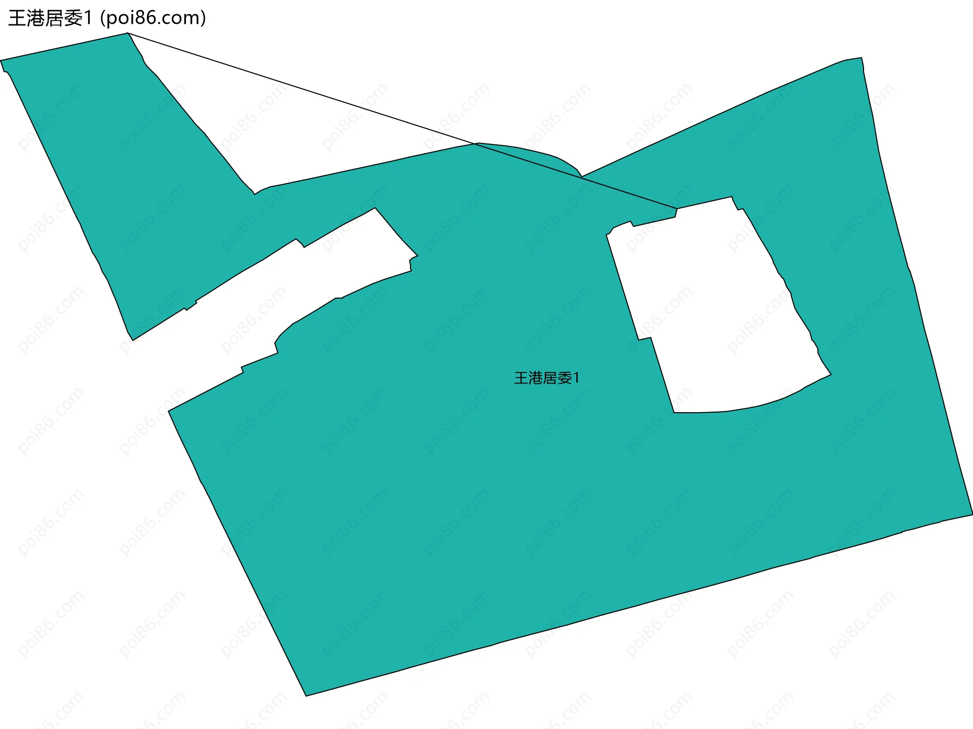 王港居委1边界地图