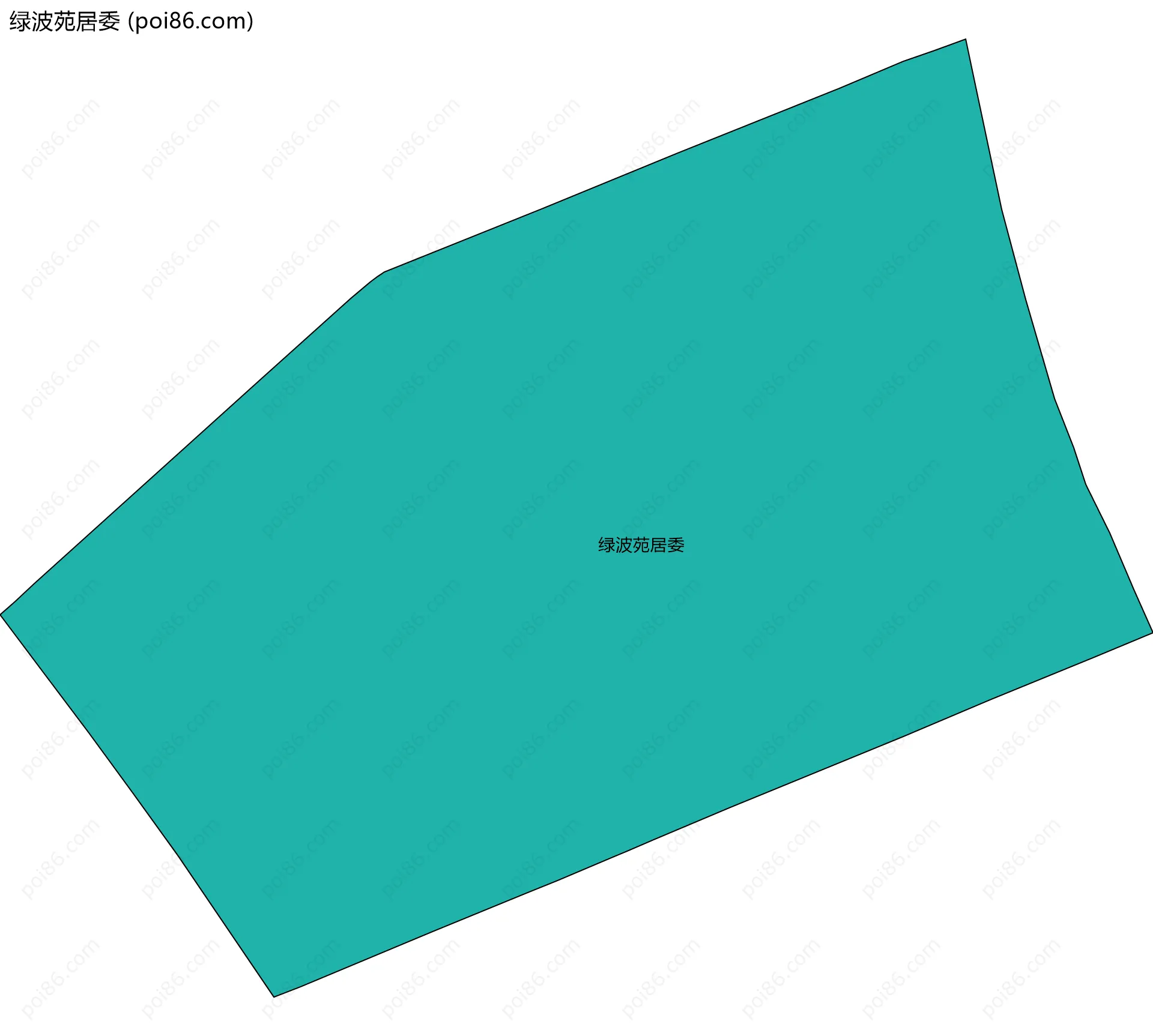 绿波苑居委边界地图