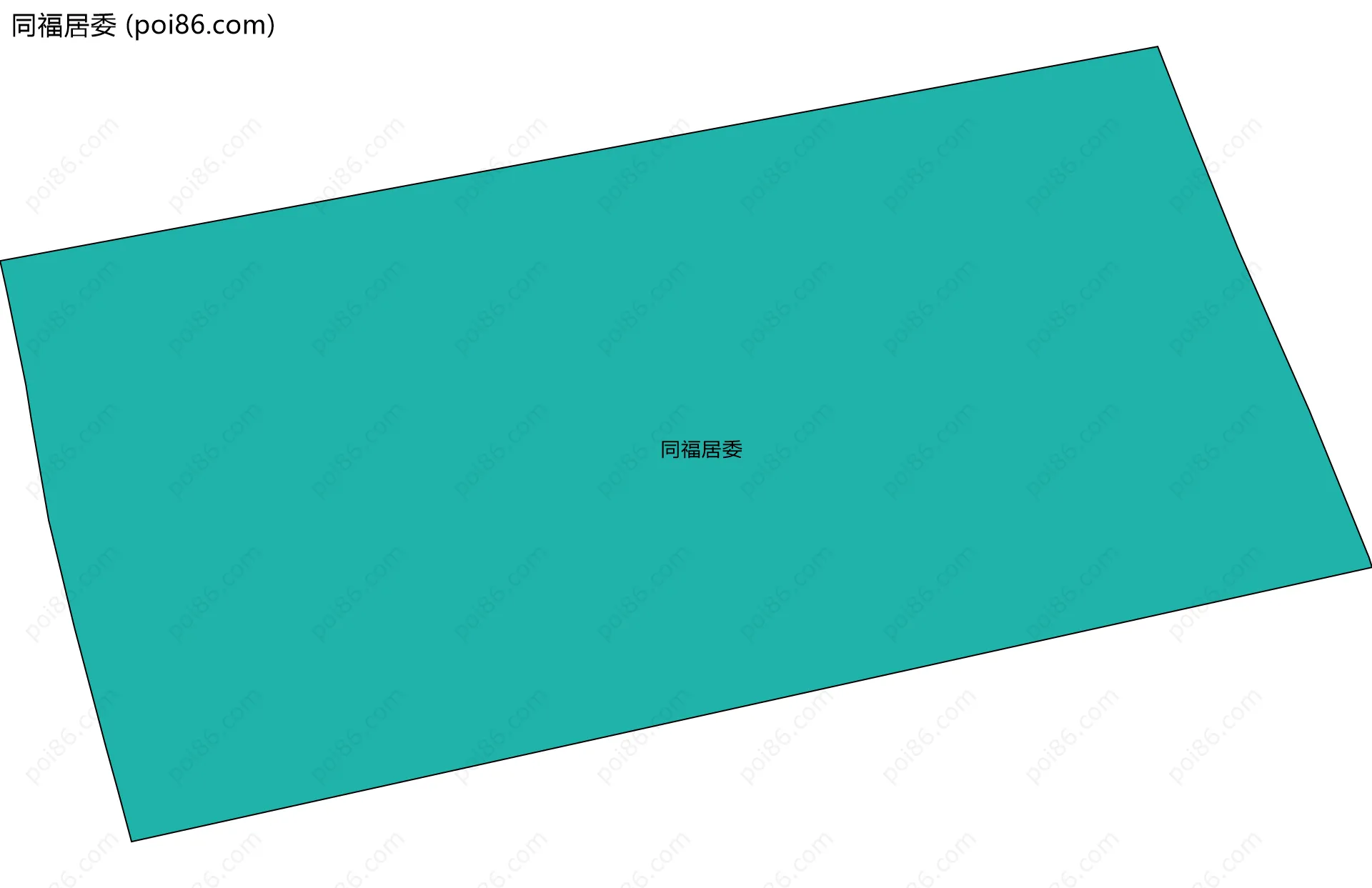 同福居委边界地图