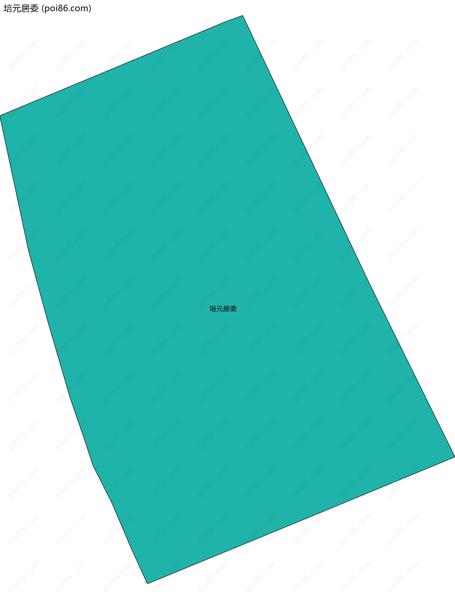 培元居委边界地图