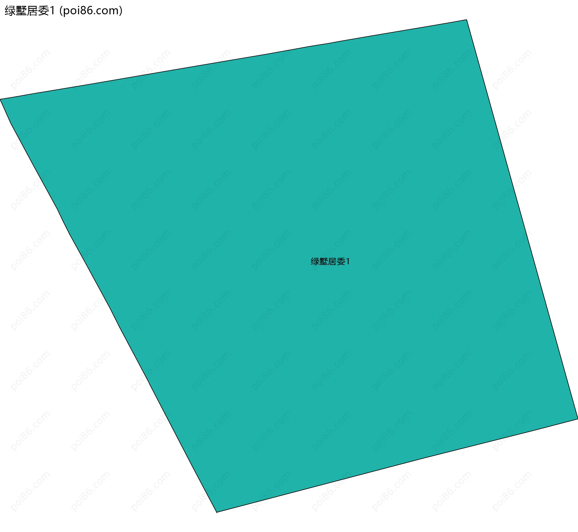 绿墅居委1边界地图