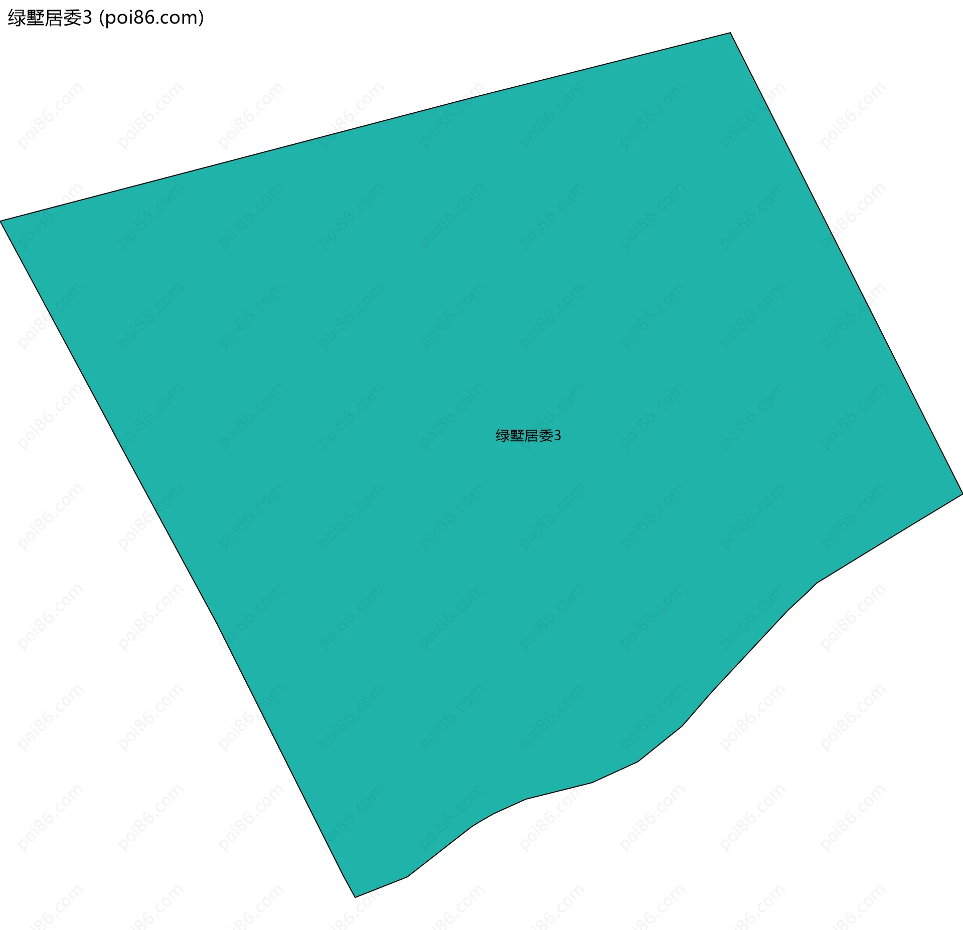 绿墅居委3边界地图
