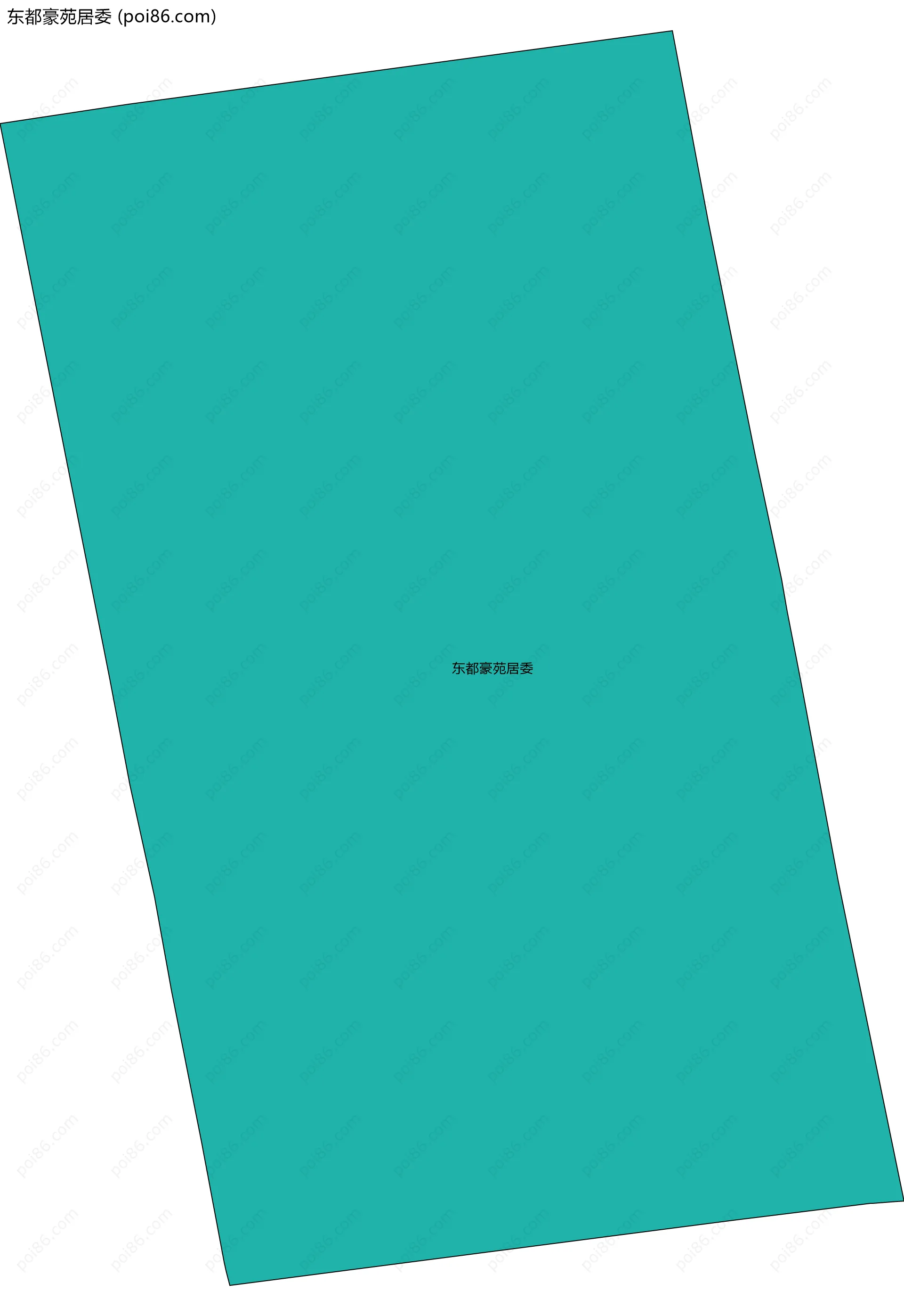 东都豪苑居委边界地图