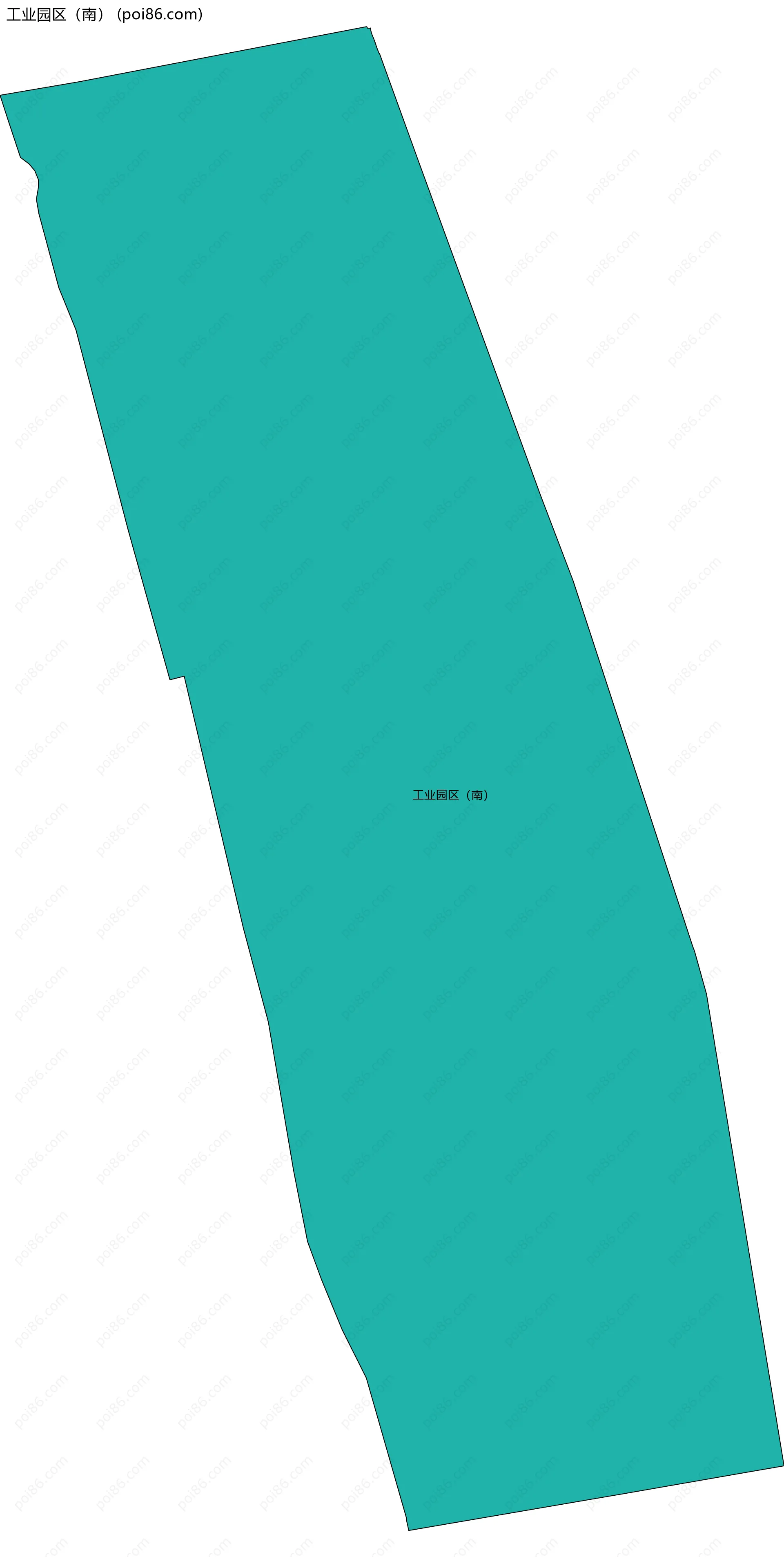 工业园区（南）边界地图