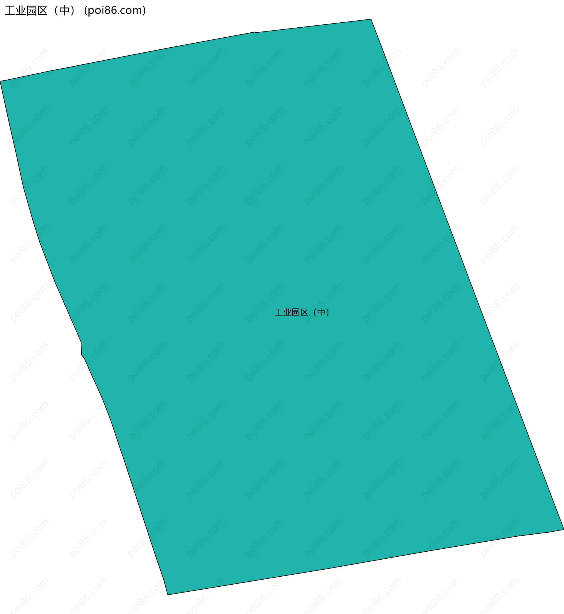工业园区（中）边界地图