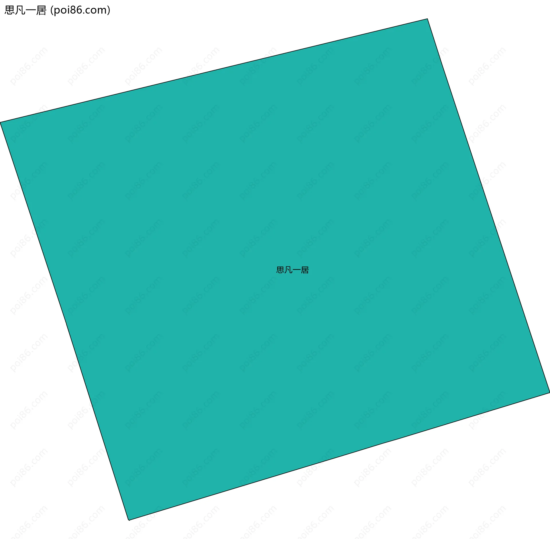 思凡一居边界地图