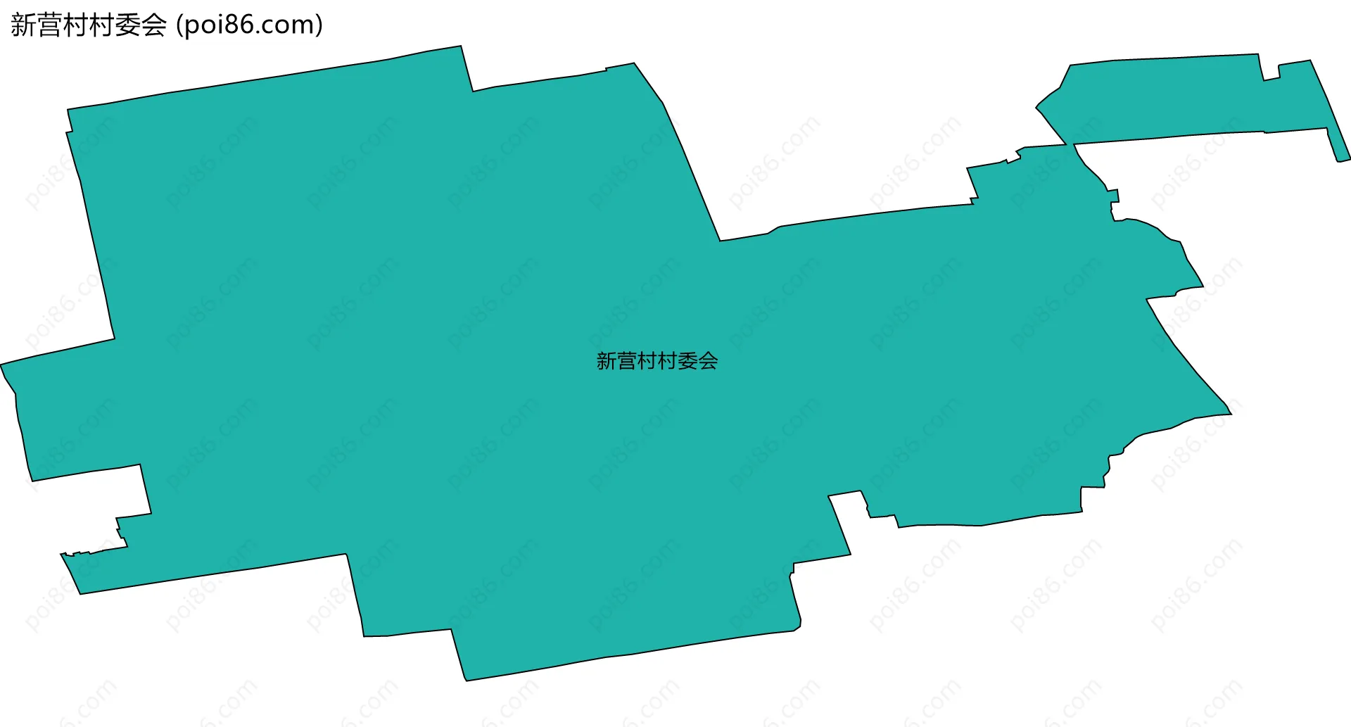 新营村村委会边界地图