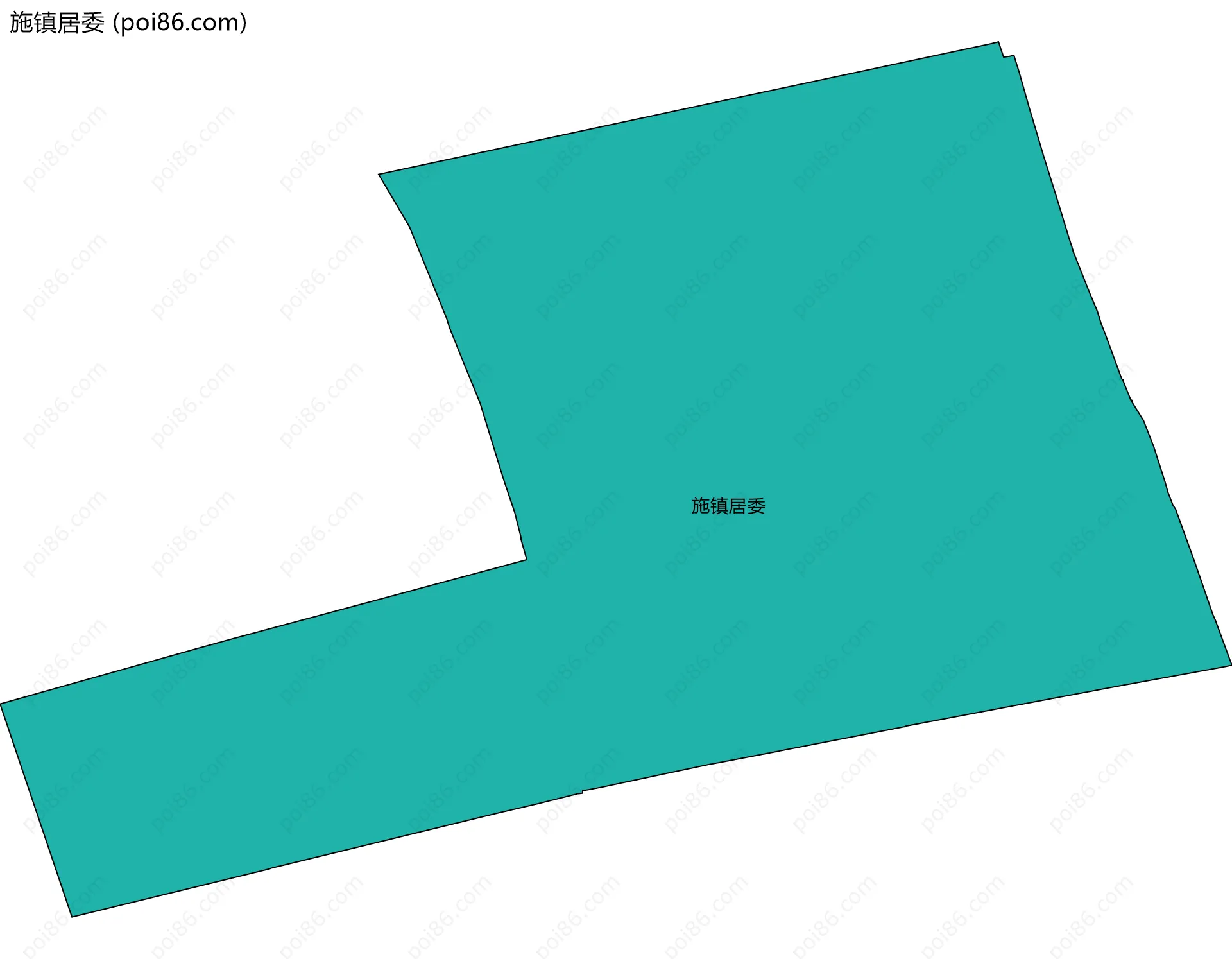 施镇居委边界地图