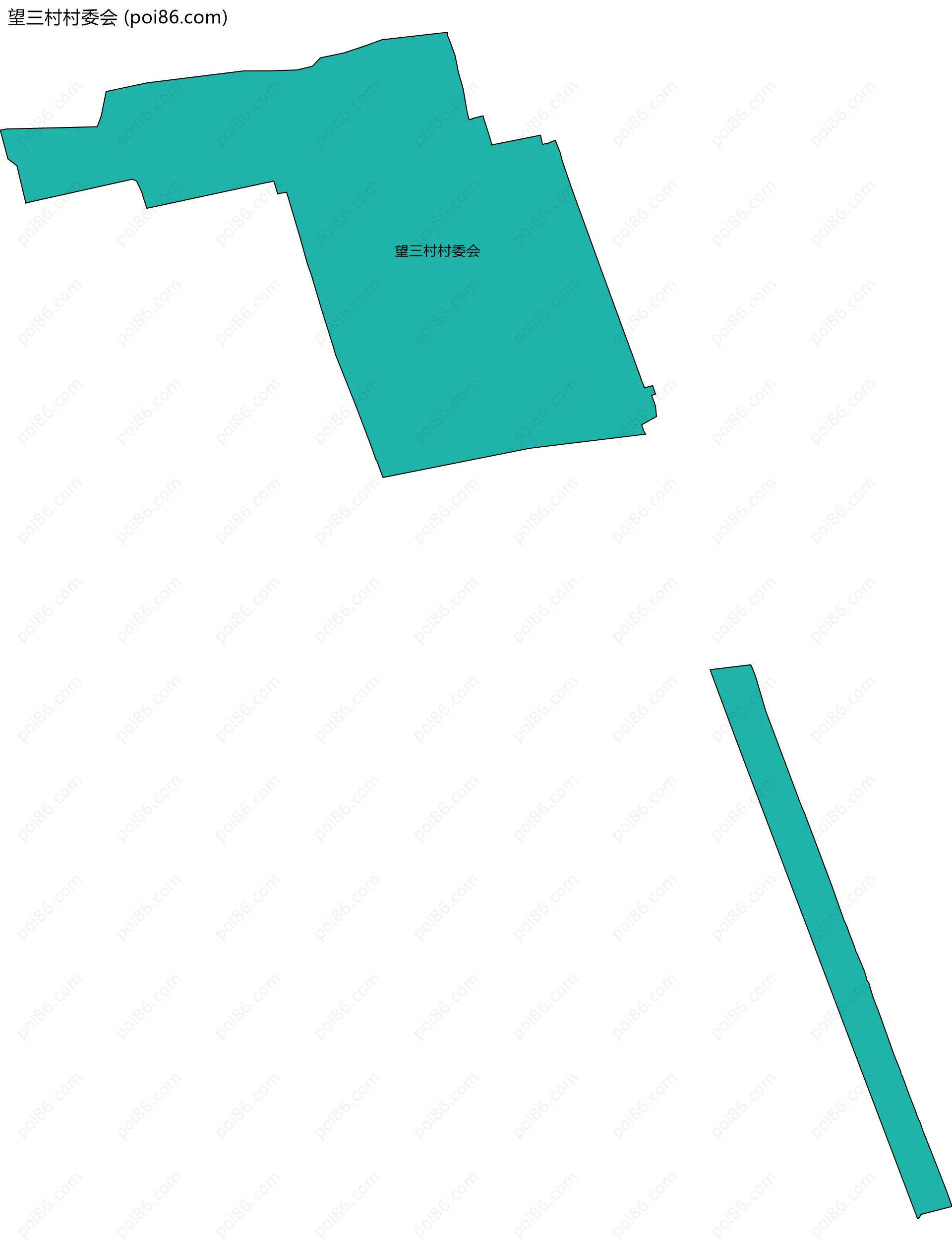 望三村村委会边界地图