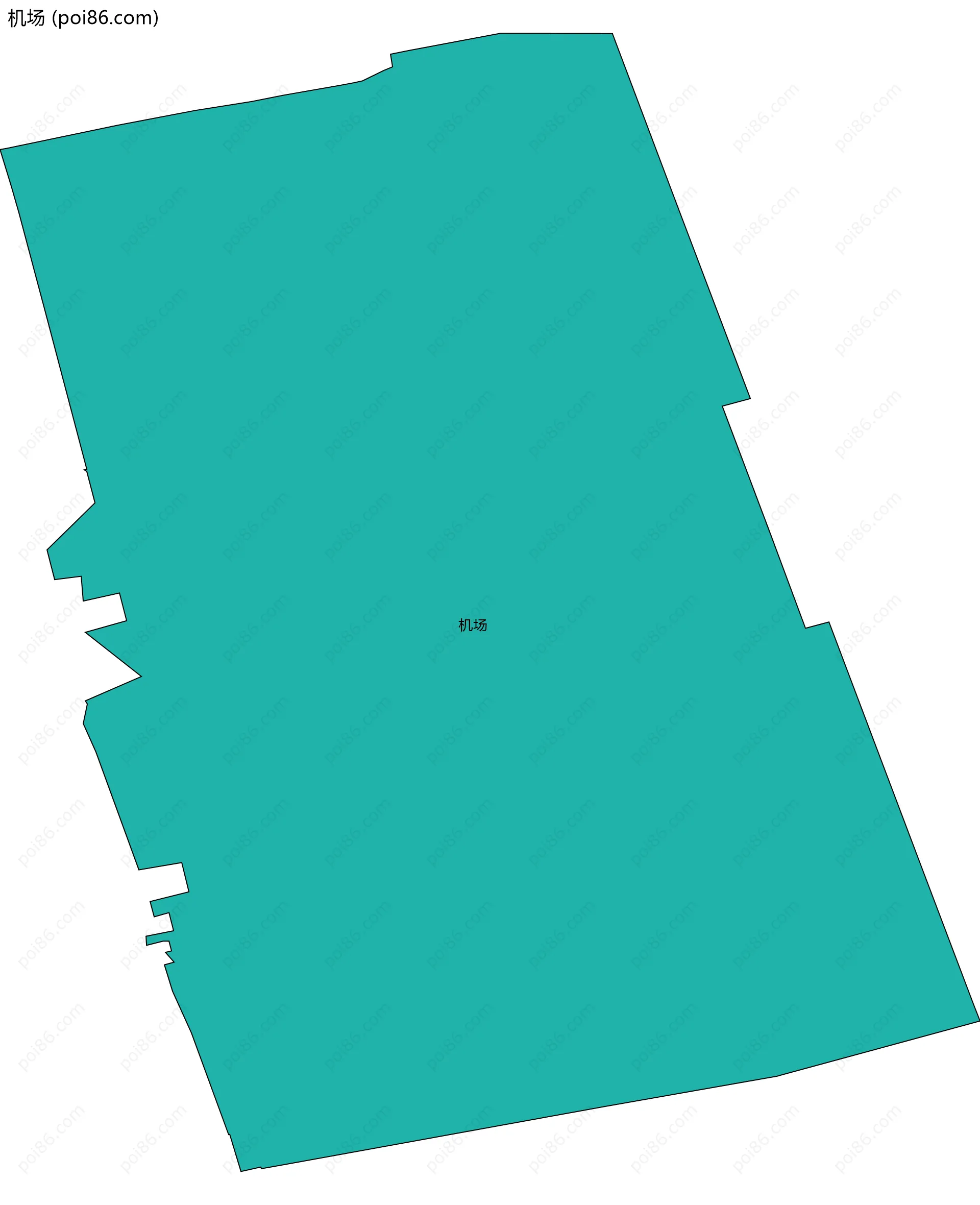 机场边界地图