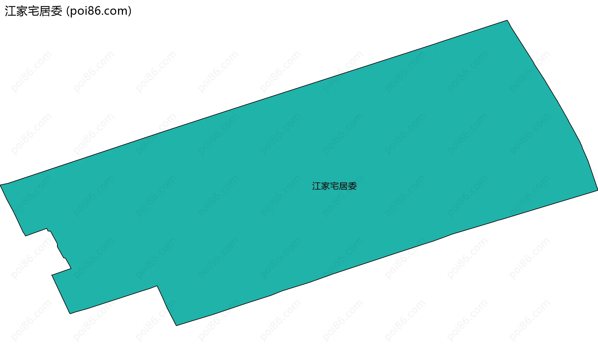 江家宅居委边界地图