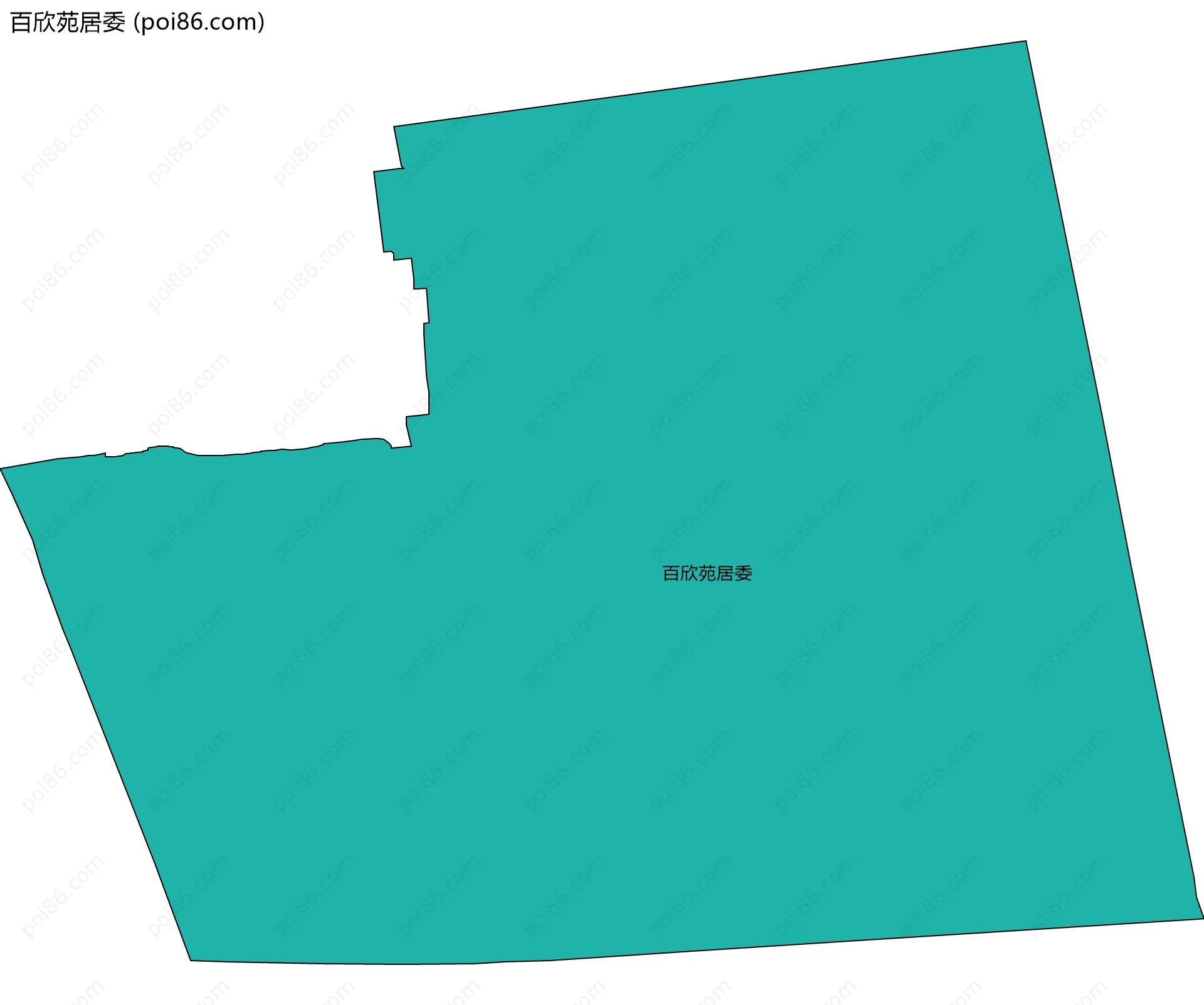 百欣苑居委边界地图