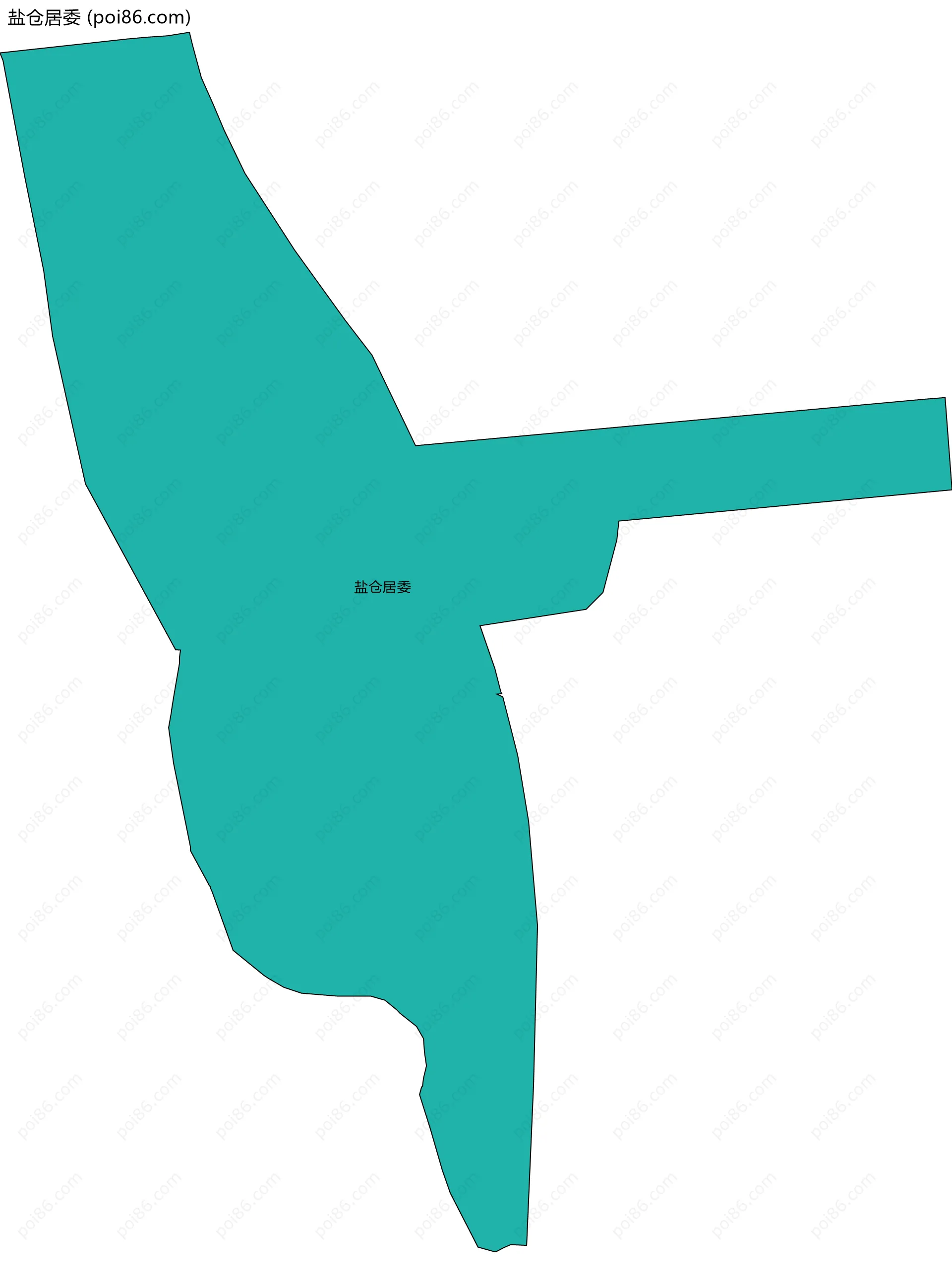 盐仓居委边界地图