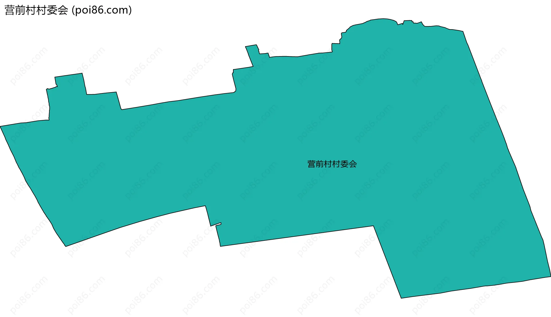 营前村村委会边界地图