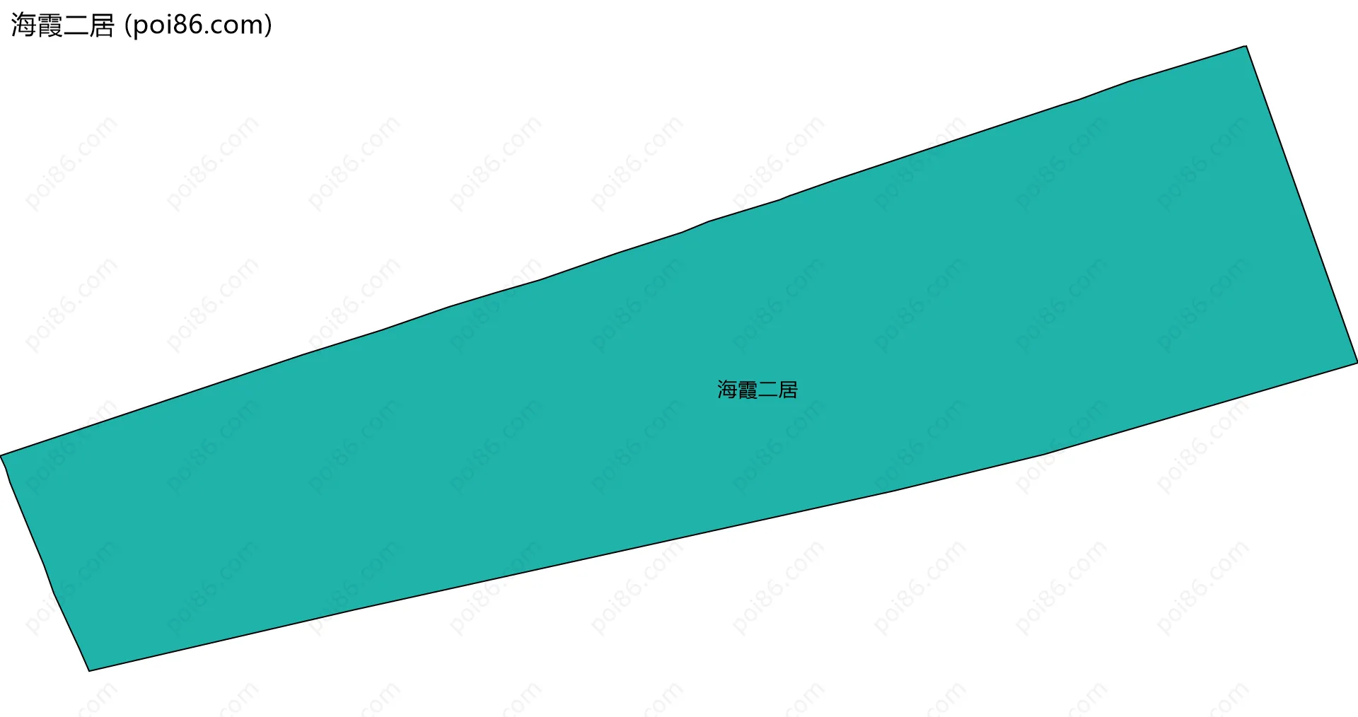海霞二居边界地图