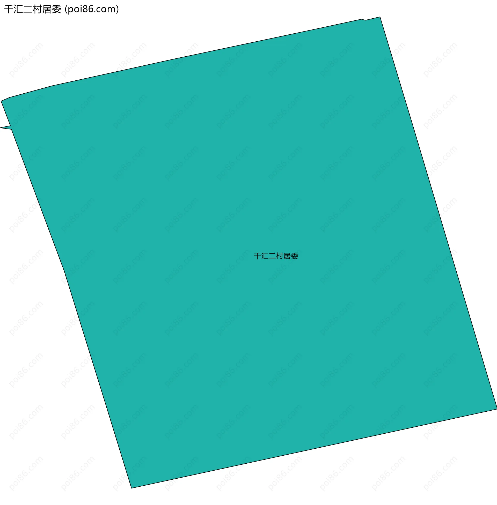 千汇二村居委边界地图