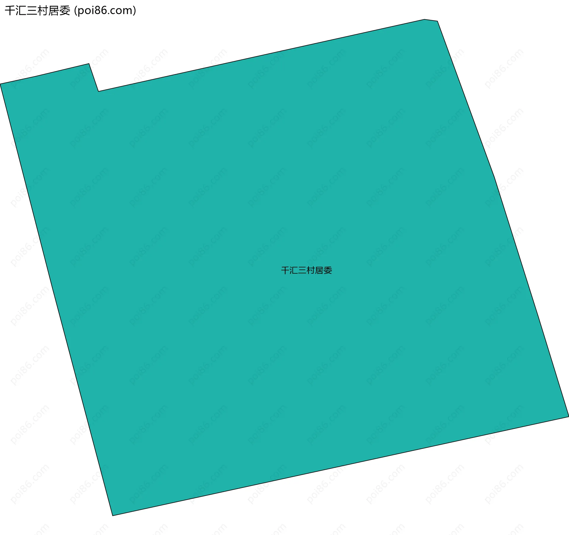 千汇三村居委边界地图