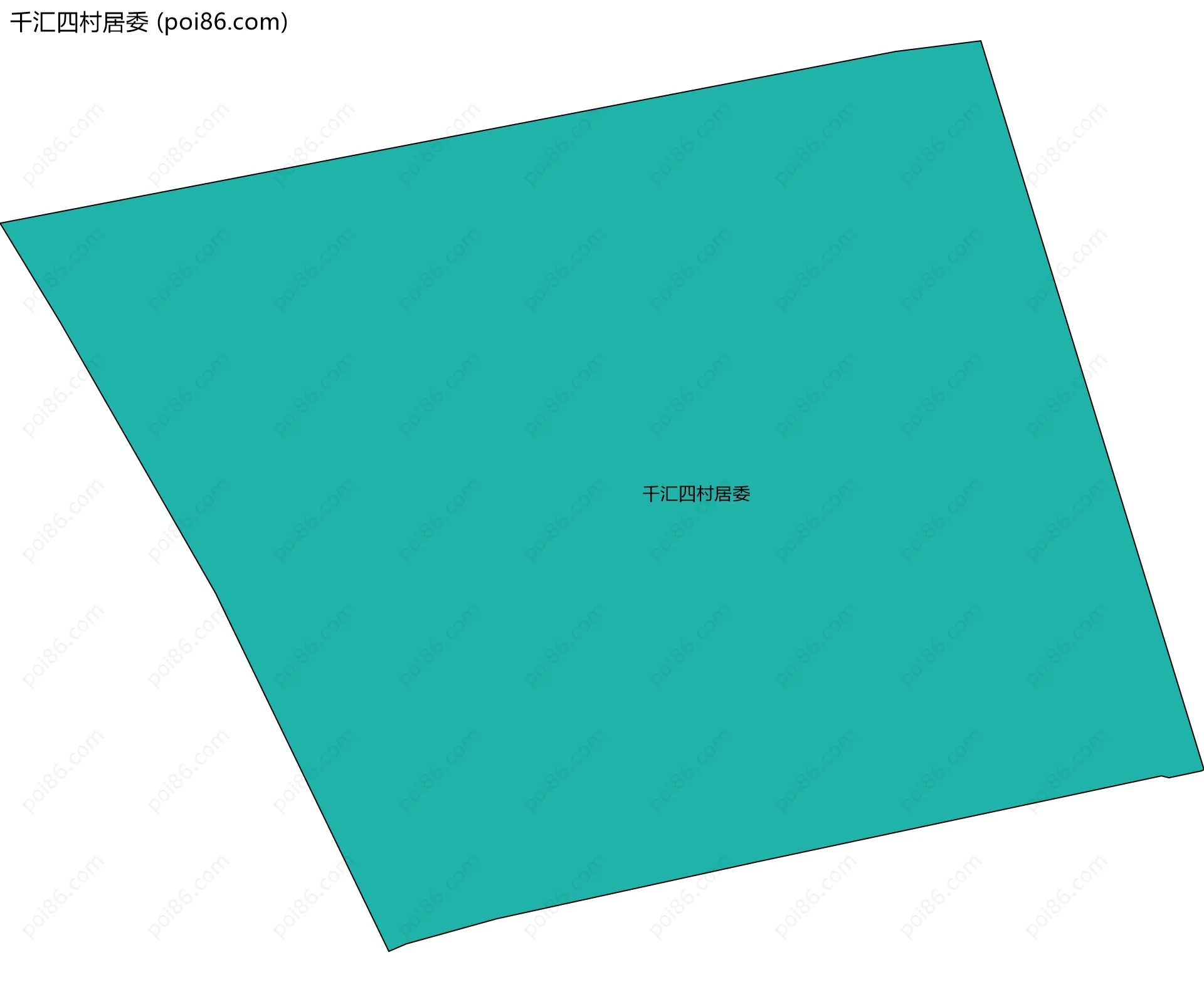 千汇四村居委边界地图