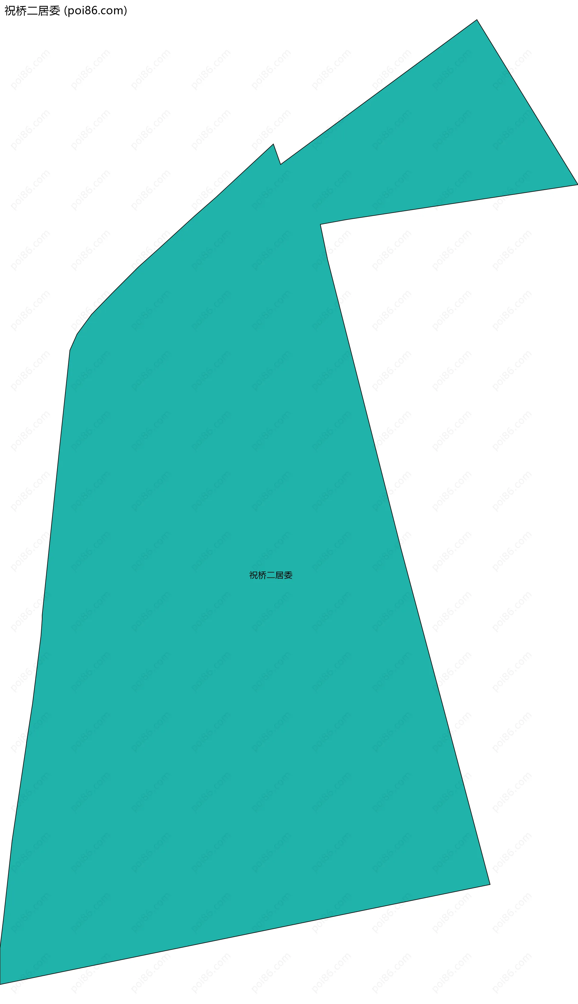 祝桥二居委边界地图