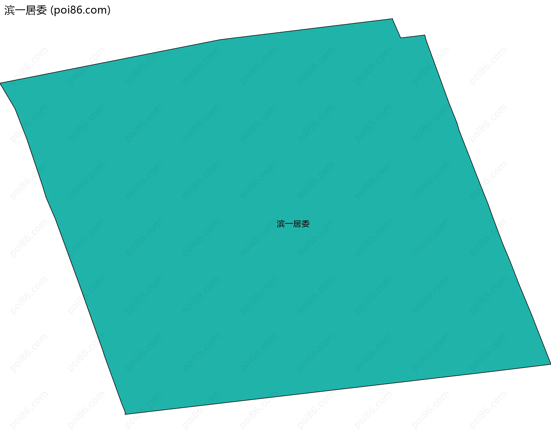 滨一居委边界地图