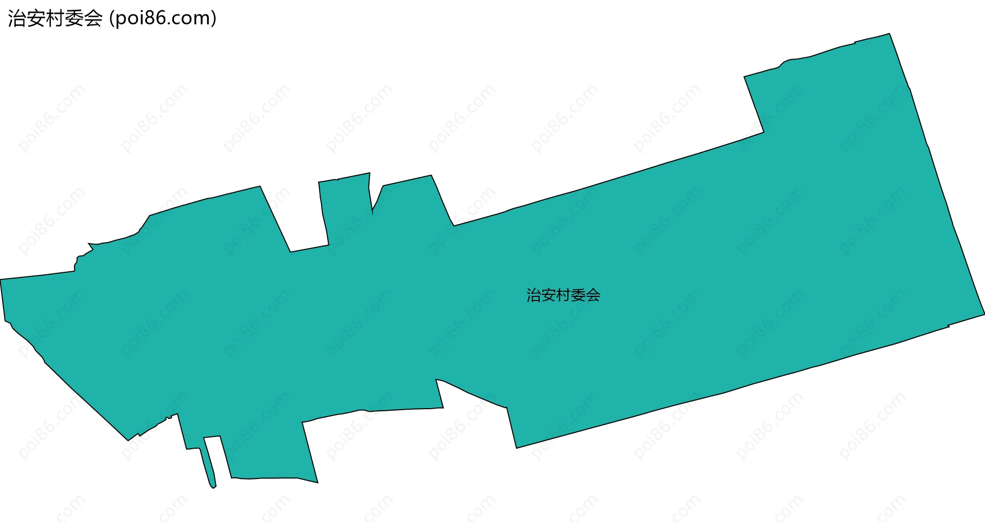 治安村委会边界地图