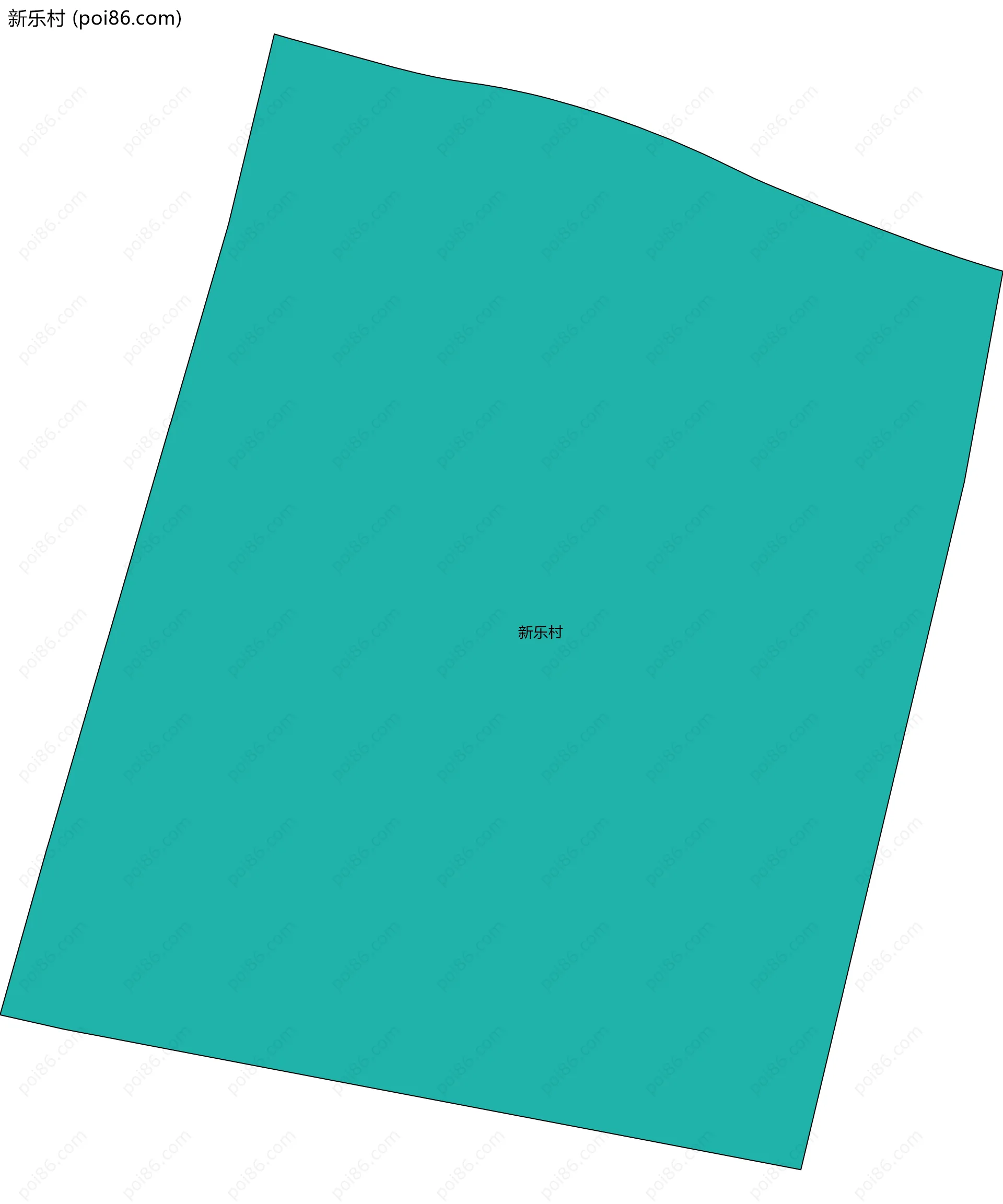 新乐村边界地图