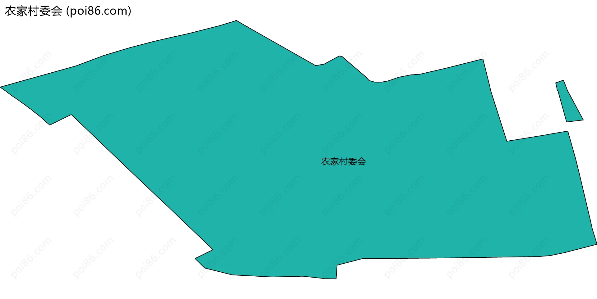 农家村委会边界地图