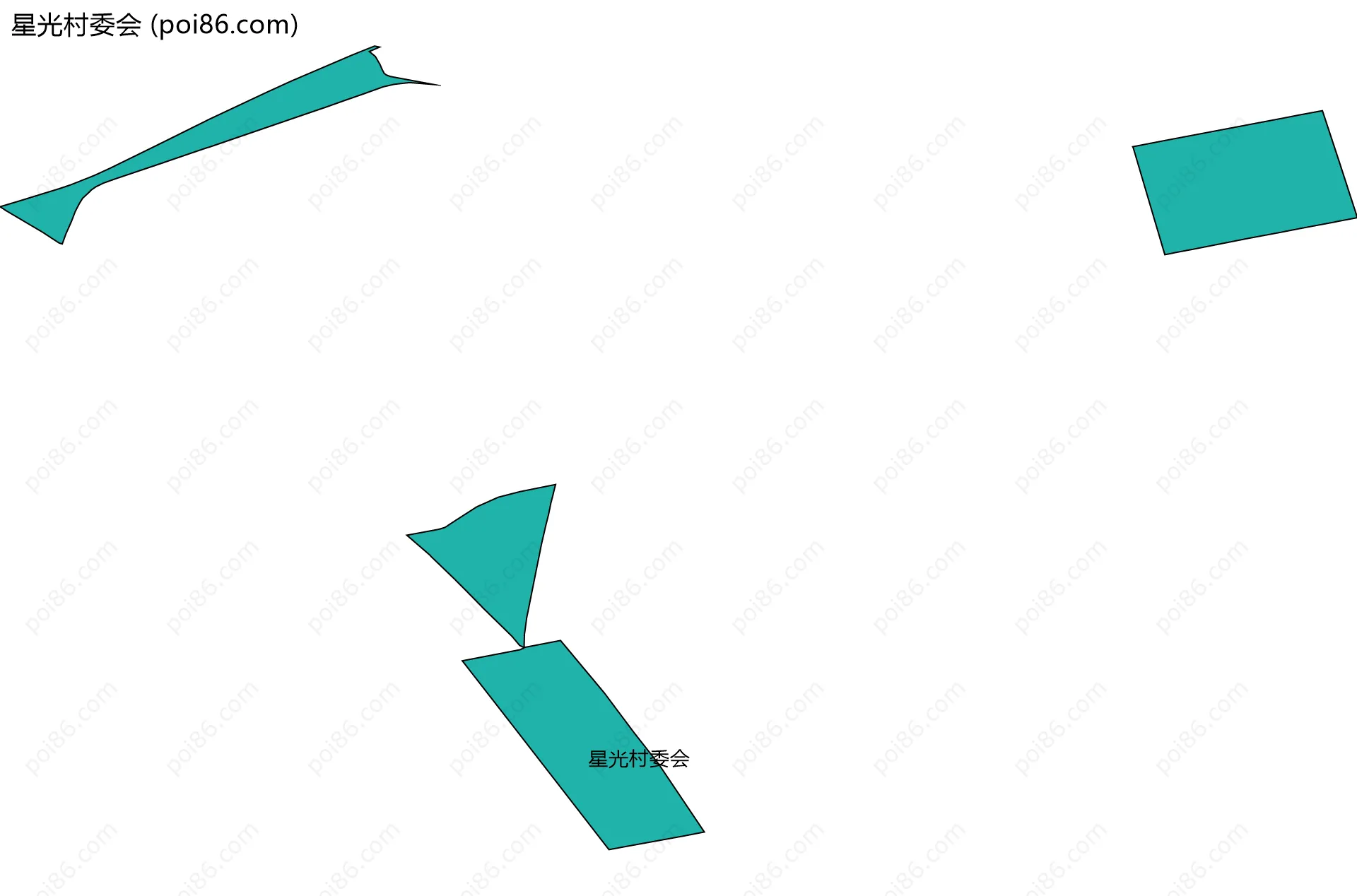 星光村委会边界地图