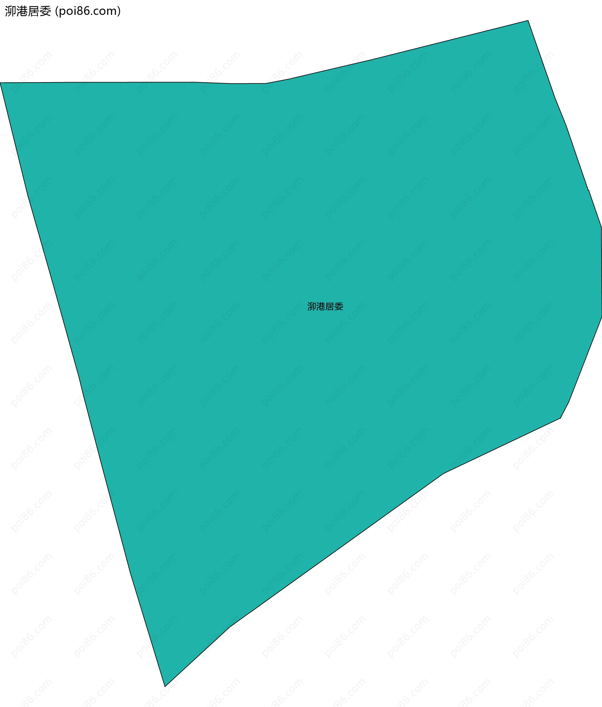 泖港居委边界地图