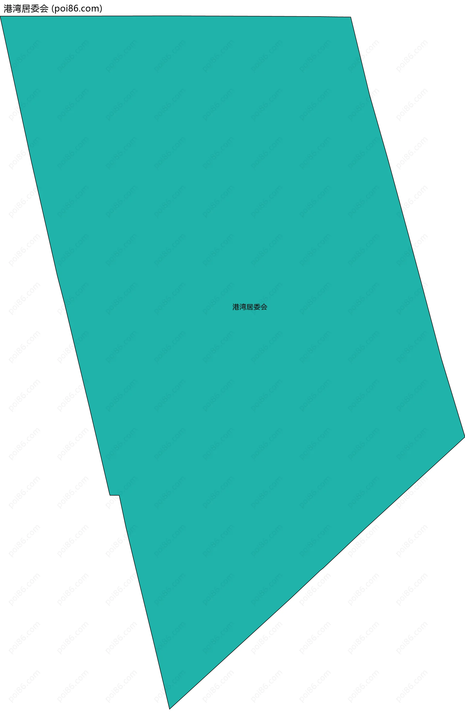 港湾居委会边界地图